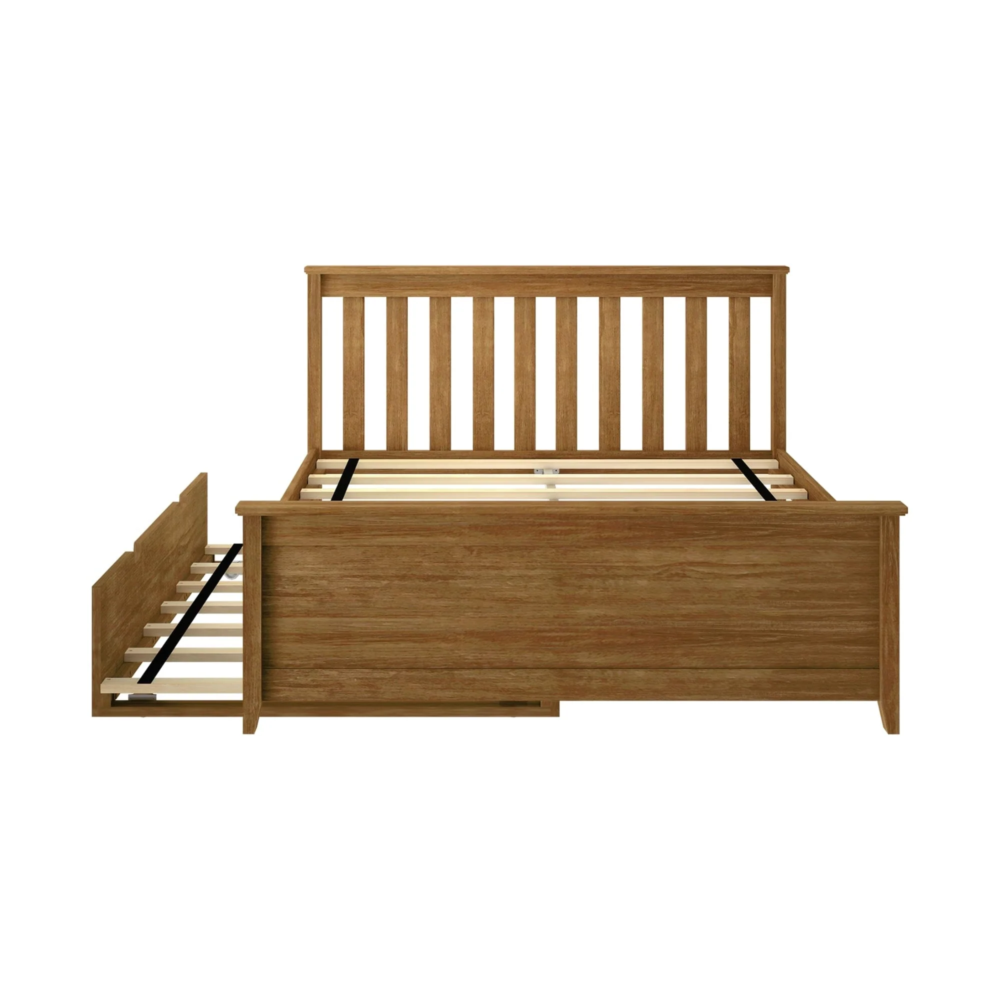 Full Slatted Bed With Trundle - Image 18
