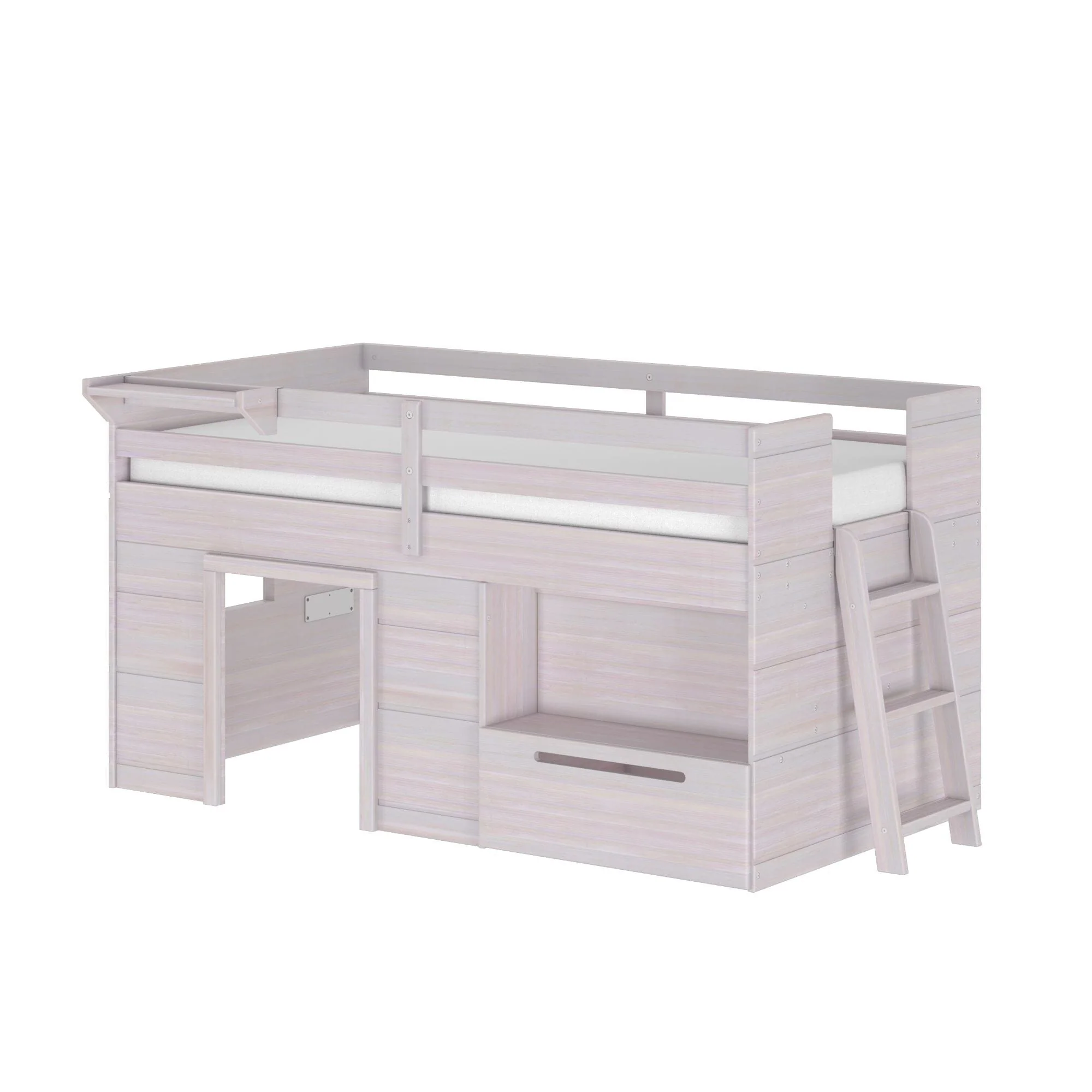 Modern Farmhouse Play & Store Low Loft Bed - Image 10