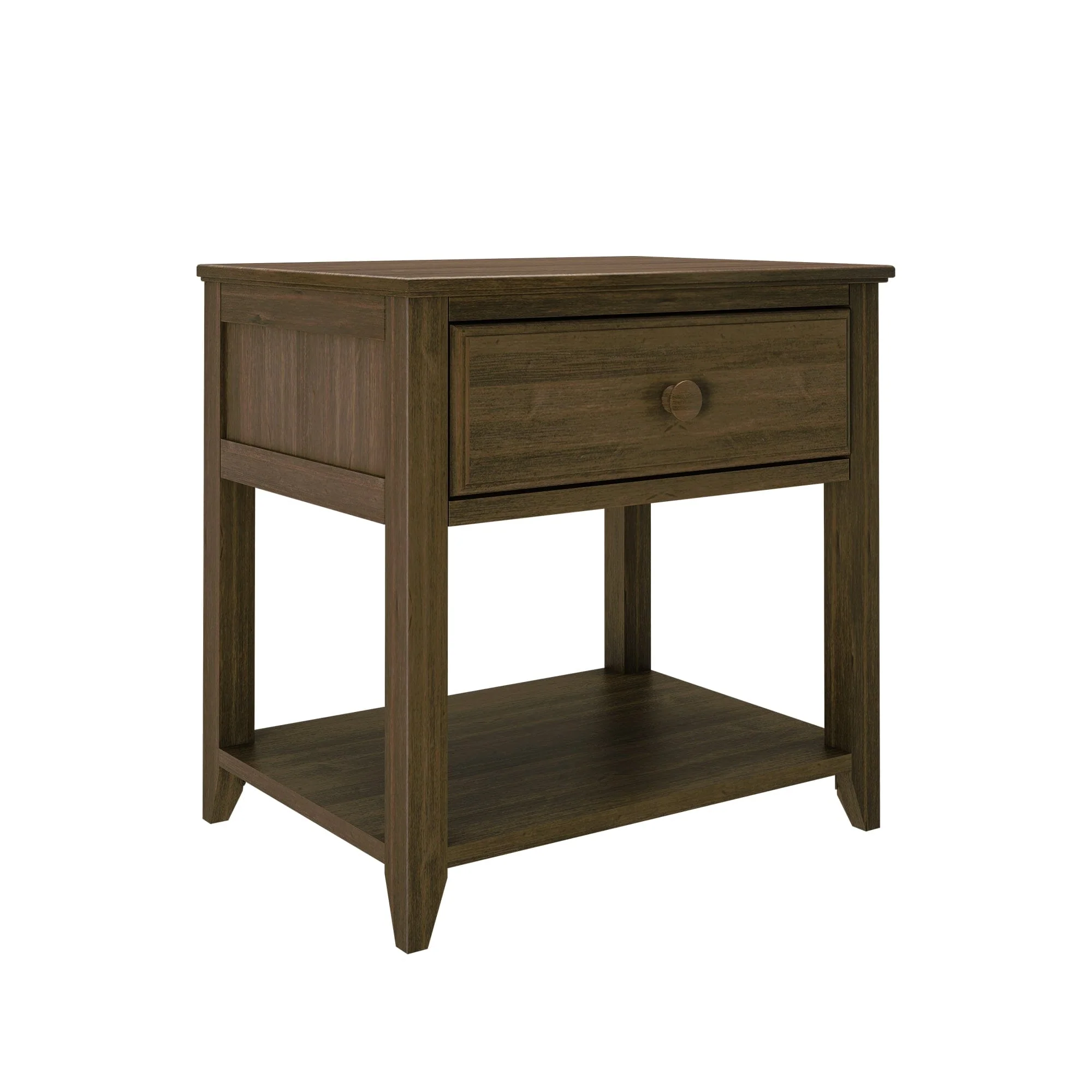Nightstand with Drawer and Shelf - Image 17