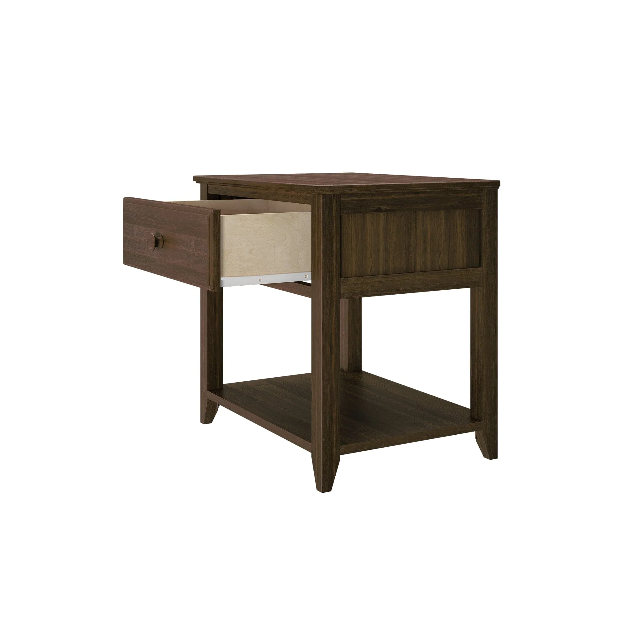 Nightstand with Drawer and Shelf - Image 20