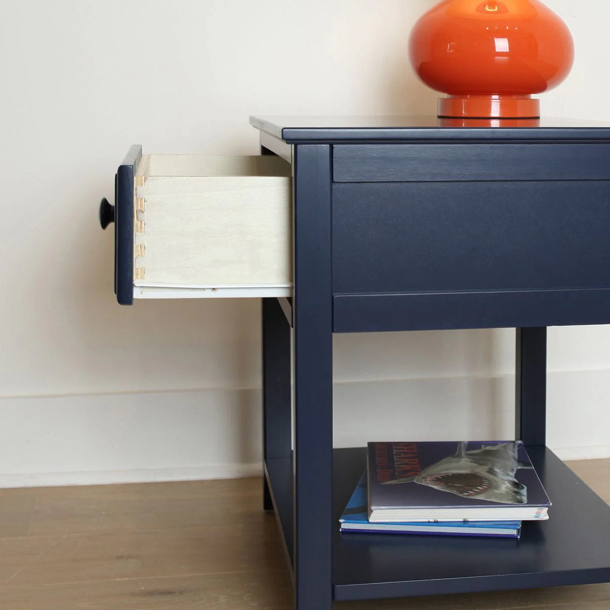 Nightstand with Drawer and Shelf - Image 22