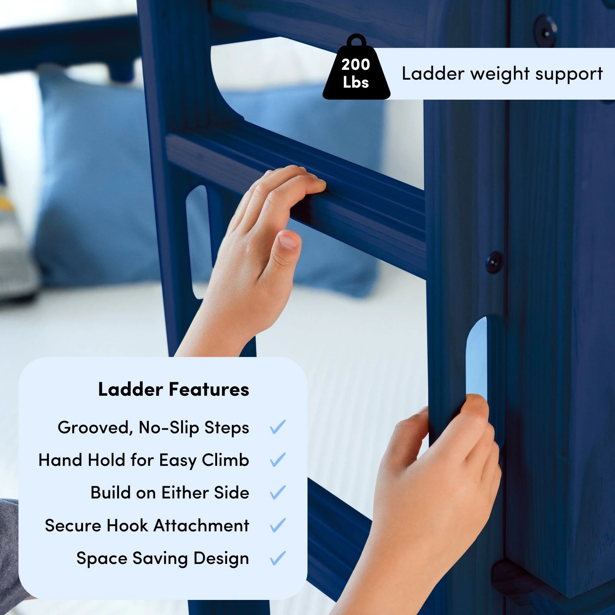 Twin Over Twin Bunk Bed - Image 43