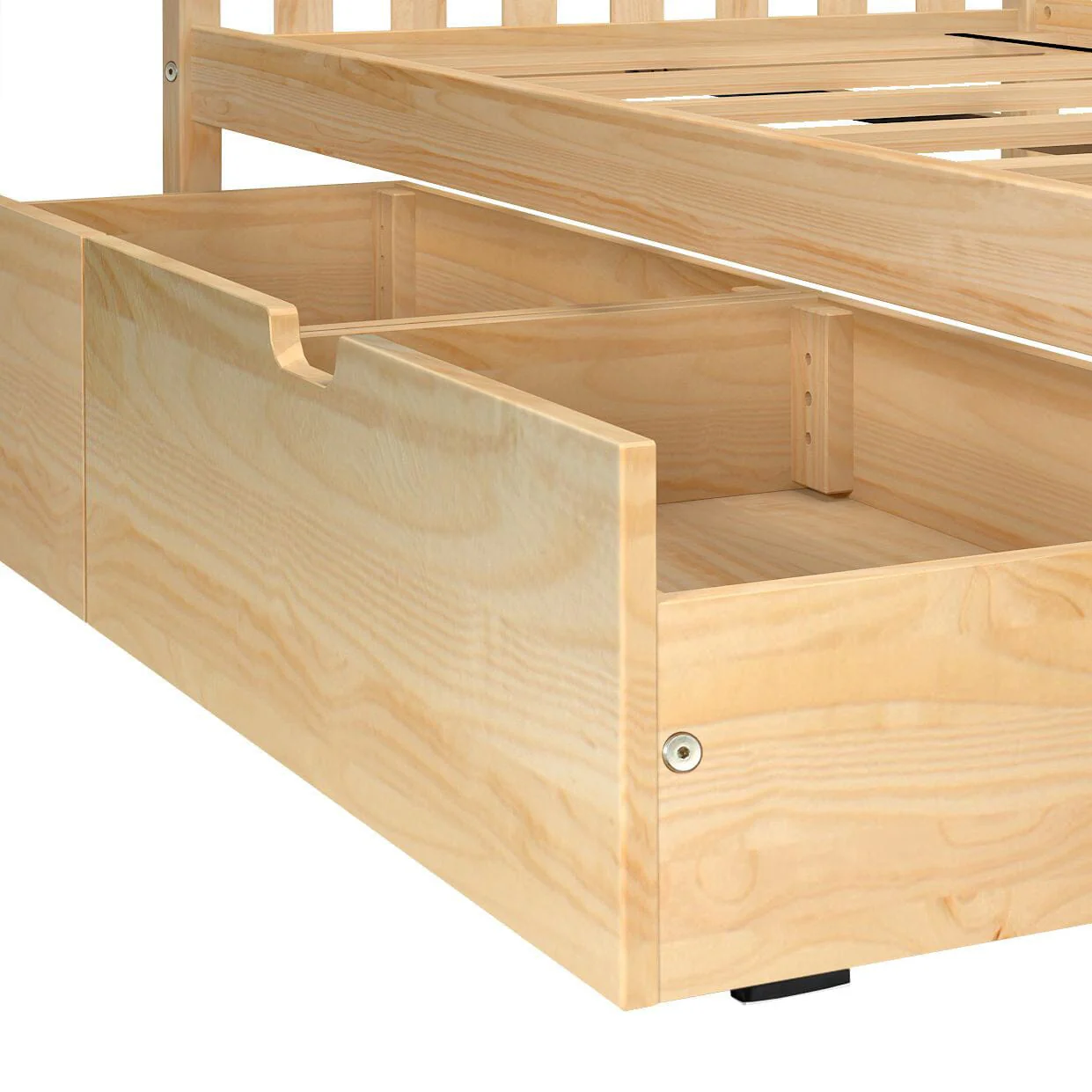 Twin Over Twin Bunk Bed With Storage Drawers - Image 13