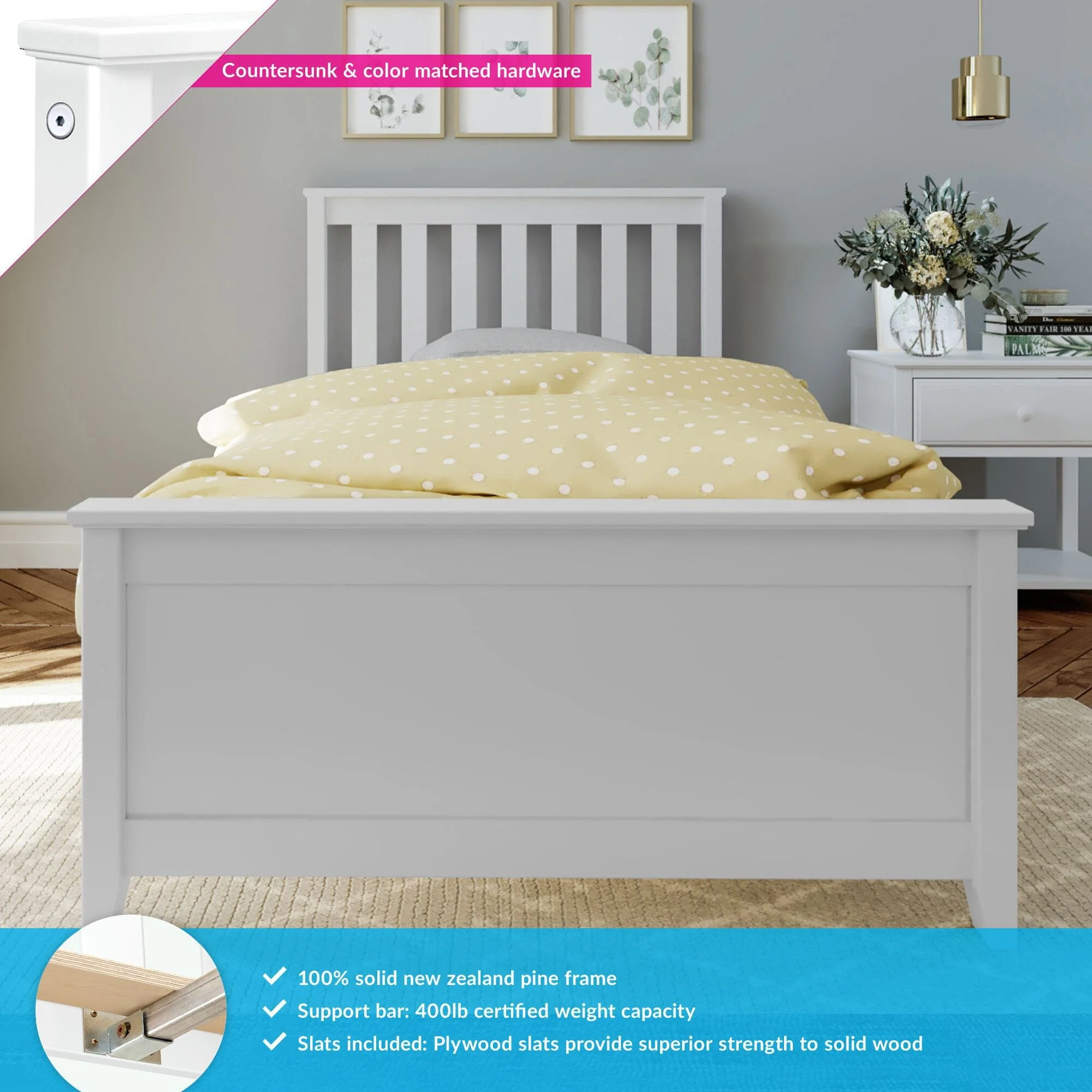 Twin Slatted Bed - Image 7
