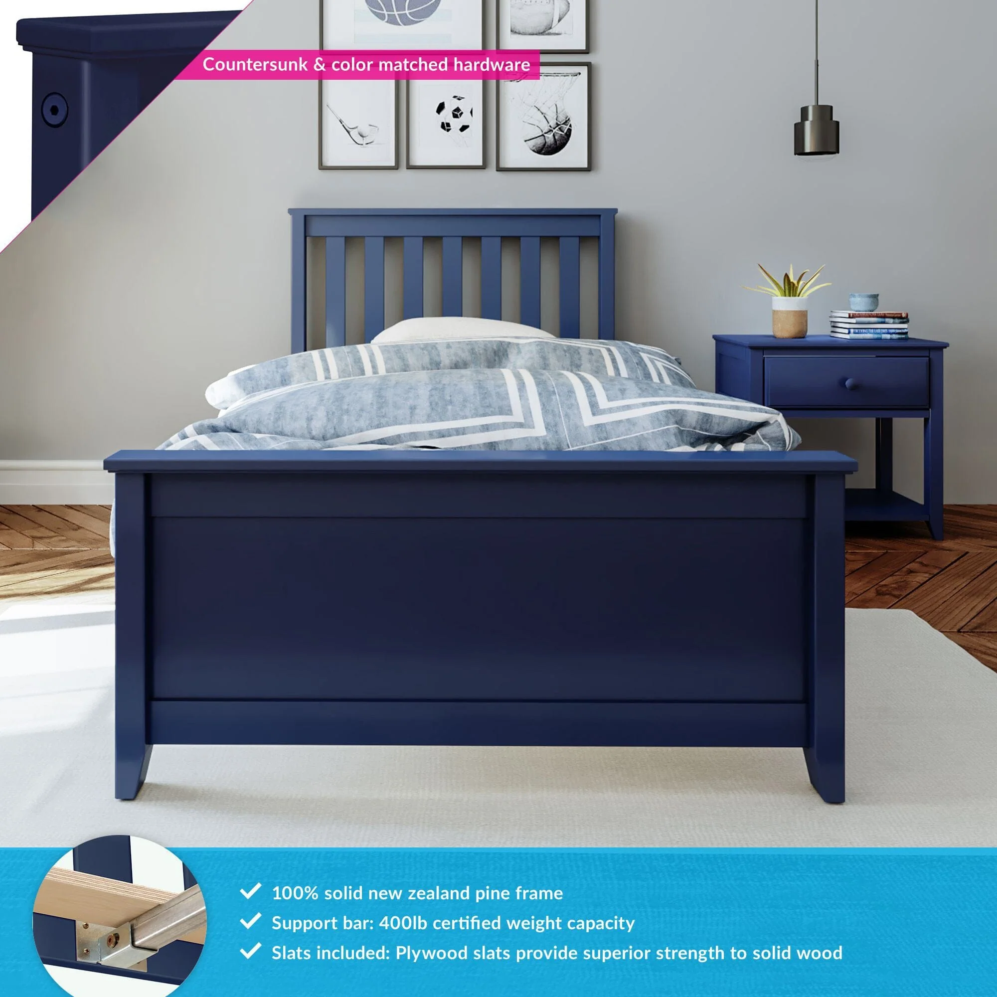 Twin Slatted Bed - Image 9