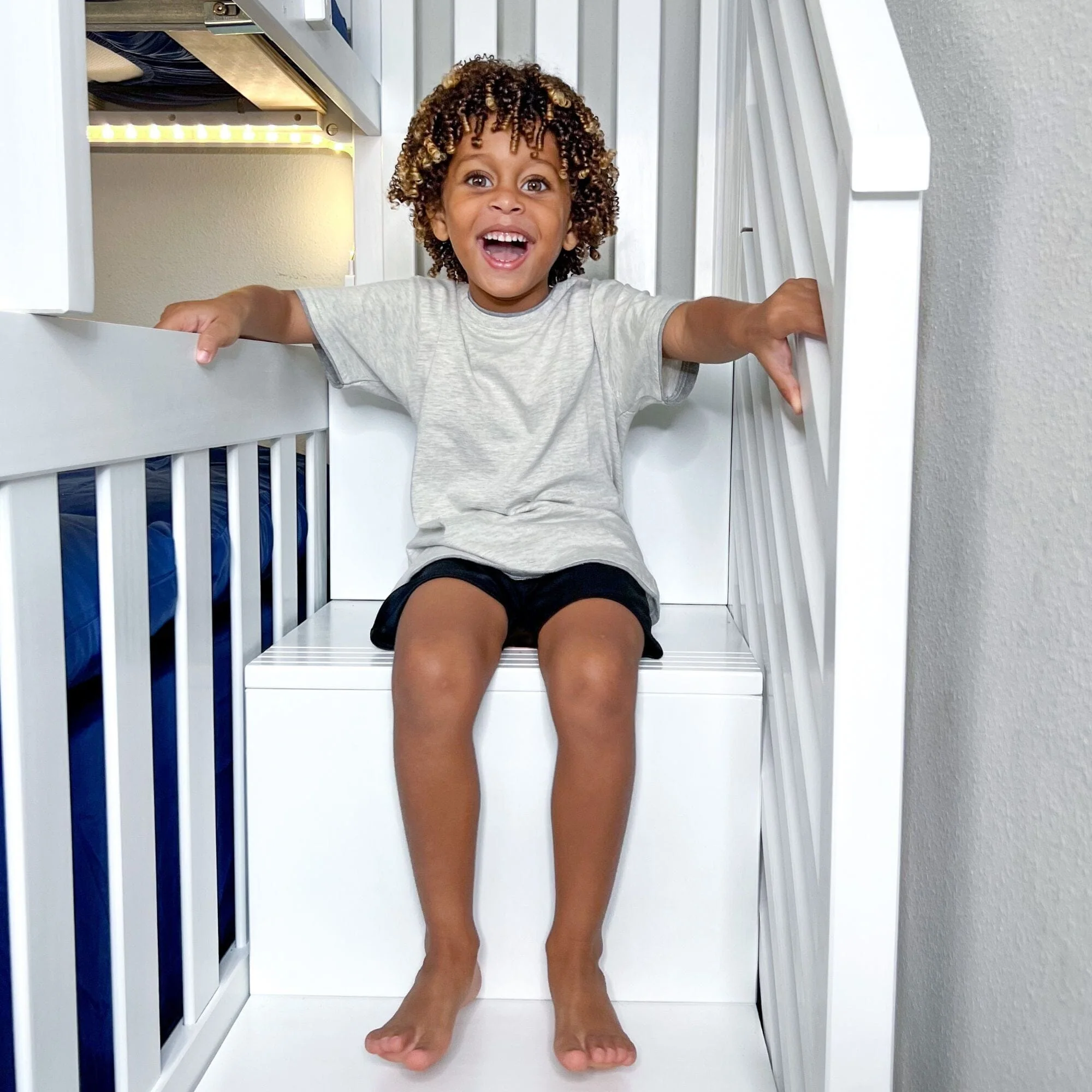 Twin Over Full Bunk Bed With Stairs & Storage Drawers - Image 18