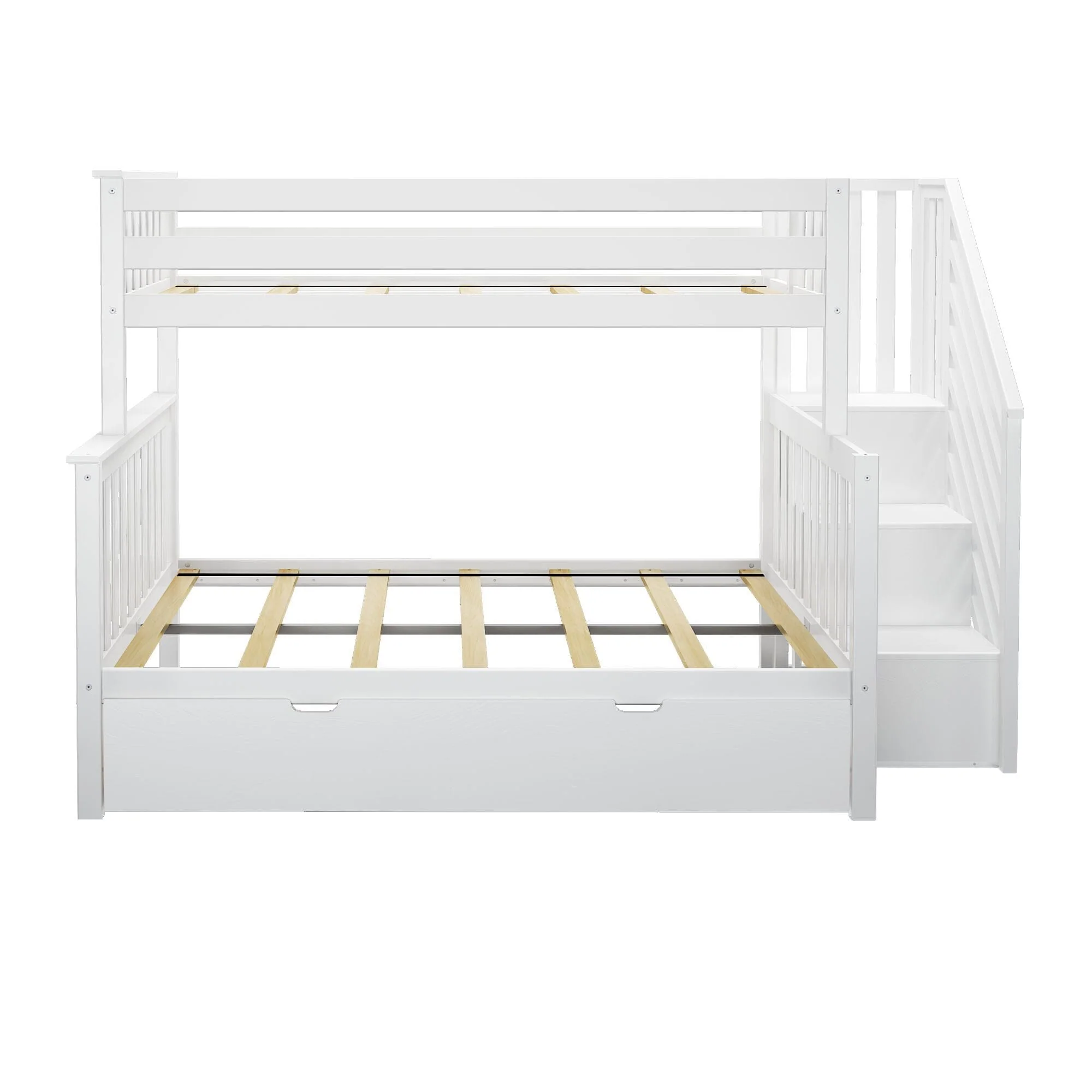 Twin Over Full Bunk Bed With Stairs & Trundle - Image 13