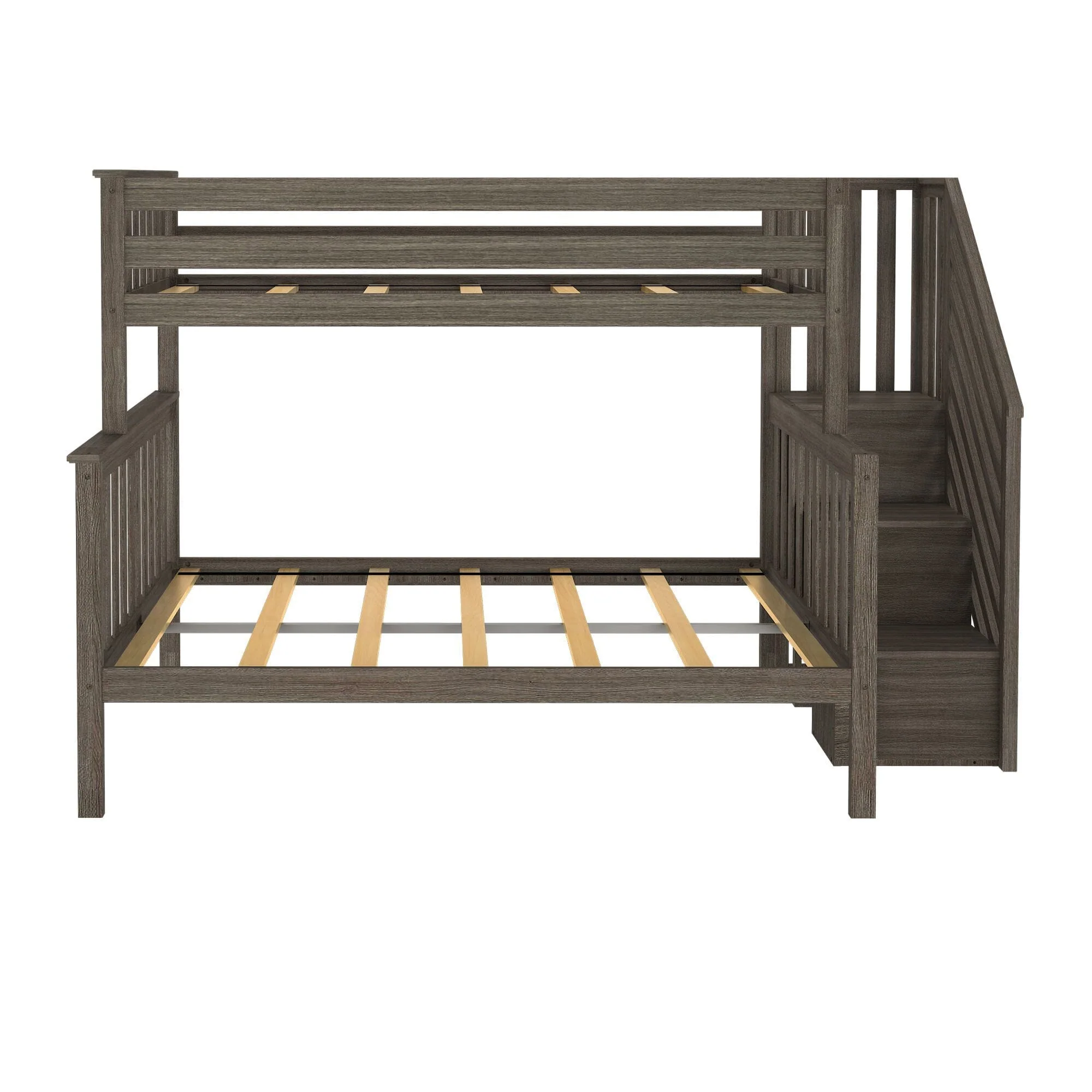 Twin Over Full Bunk Bed With Stairs - Image 14