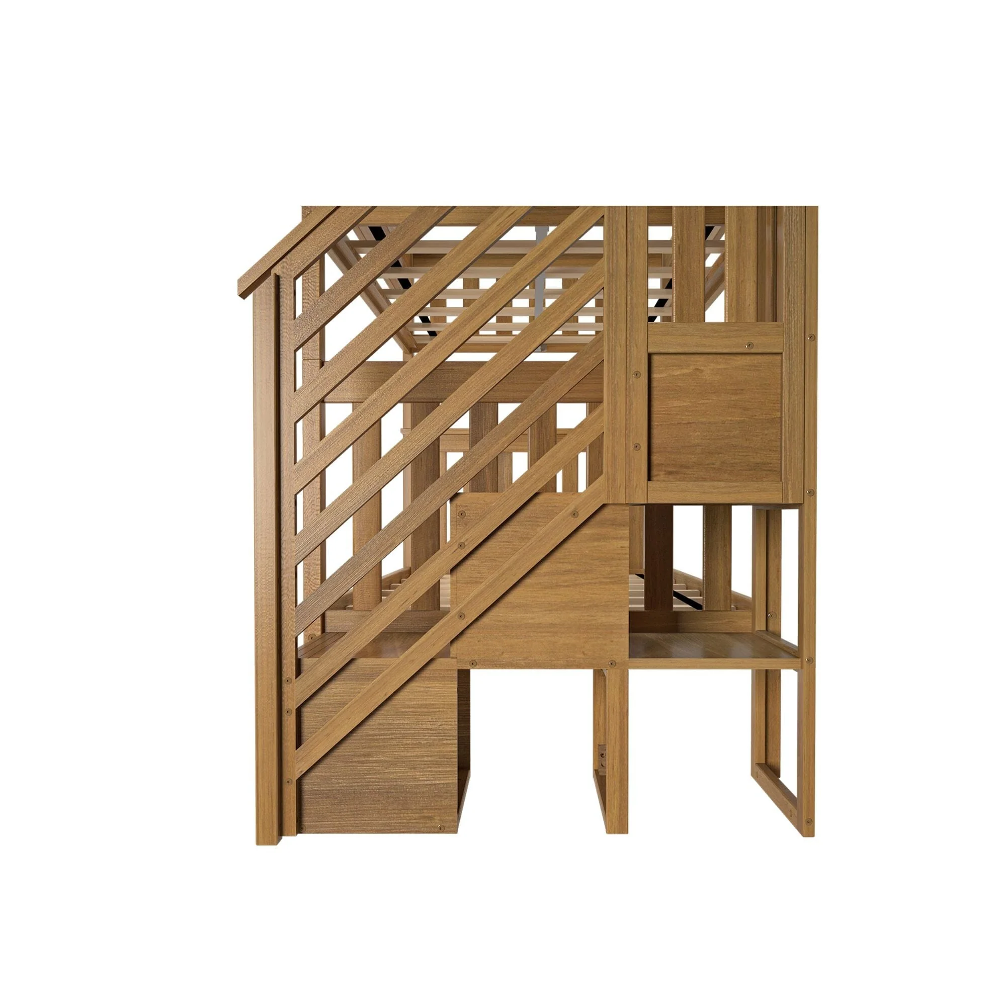 Twin Over Twin Bunk Bed With Stairs - Image 11
