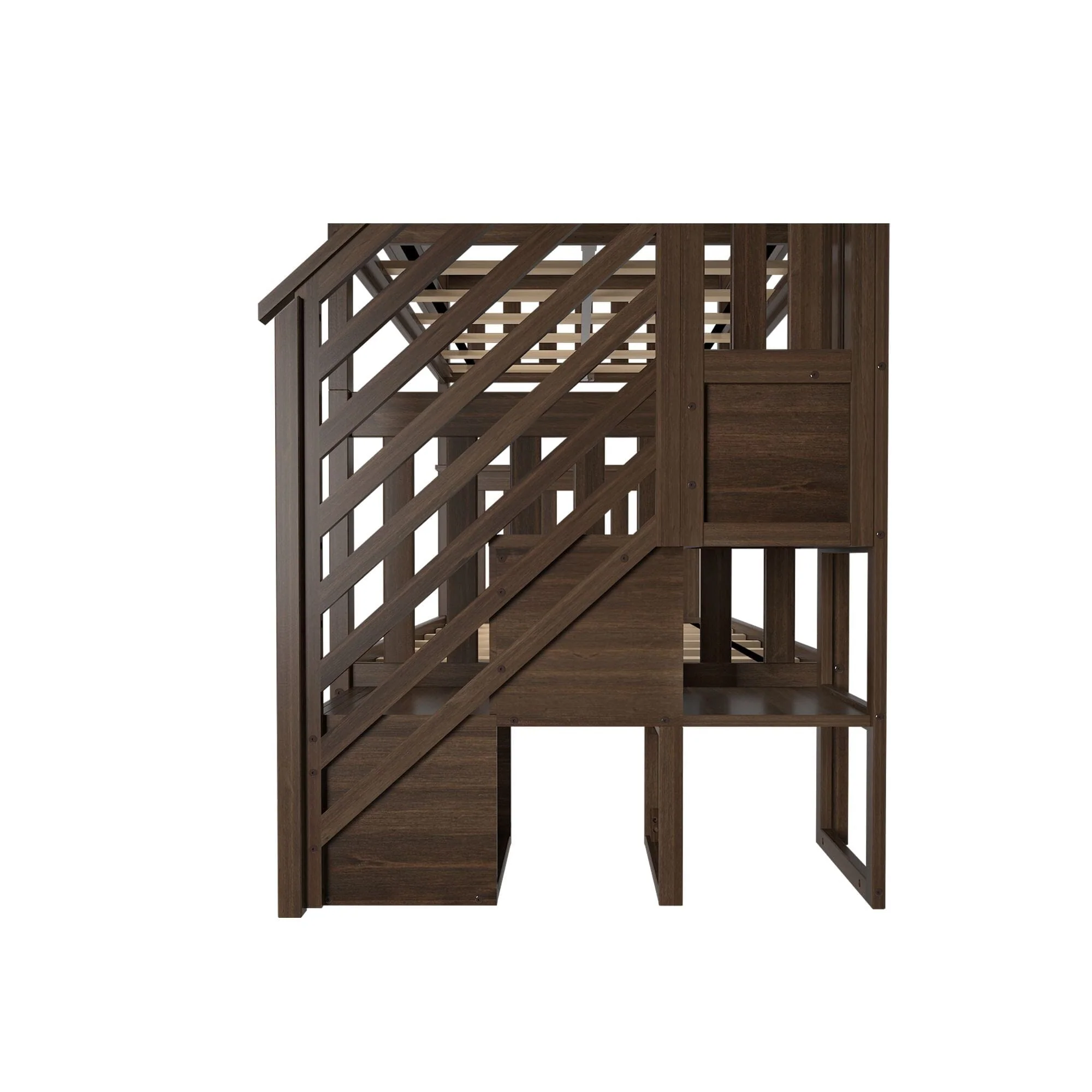 Twin Over Twin Bunk Bed With Stairs - Image 12