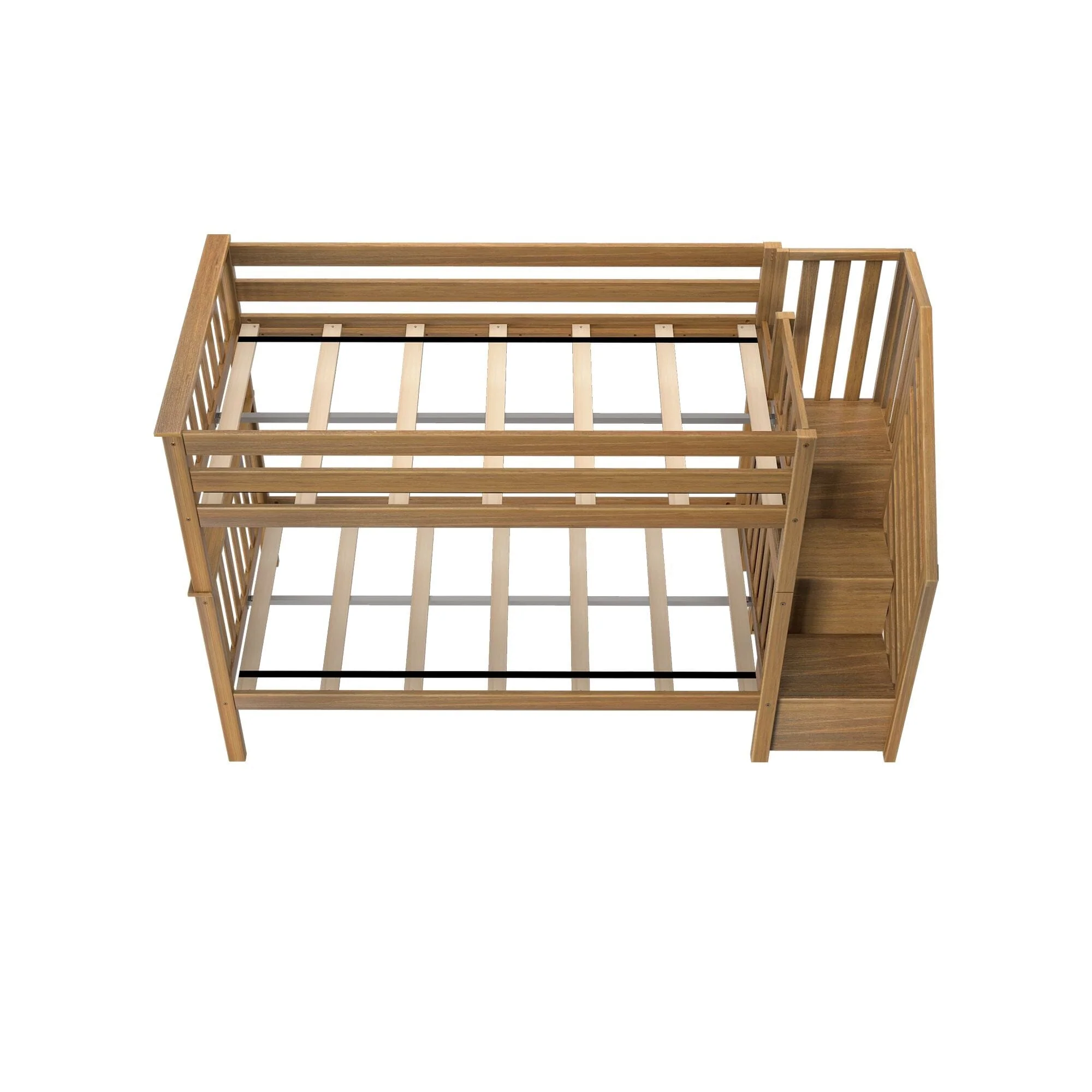 Twin Over Twin Bunk Bed With Stairs - Image 15