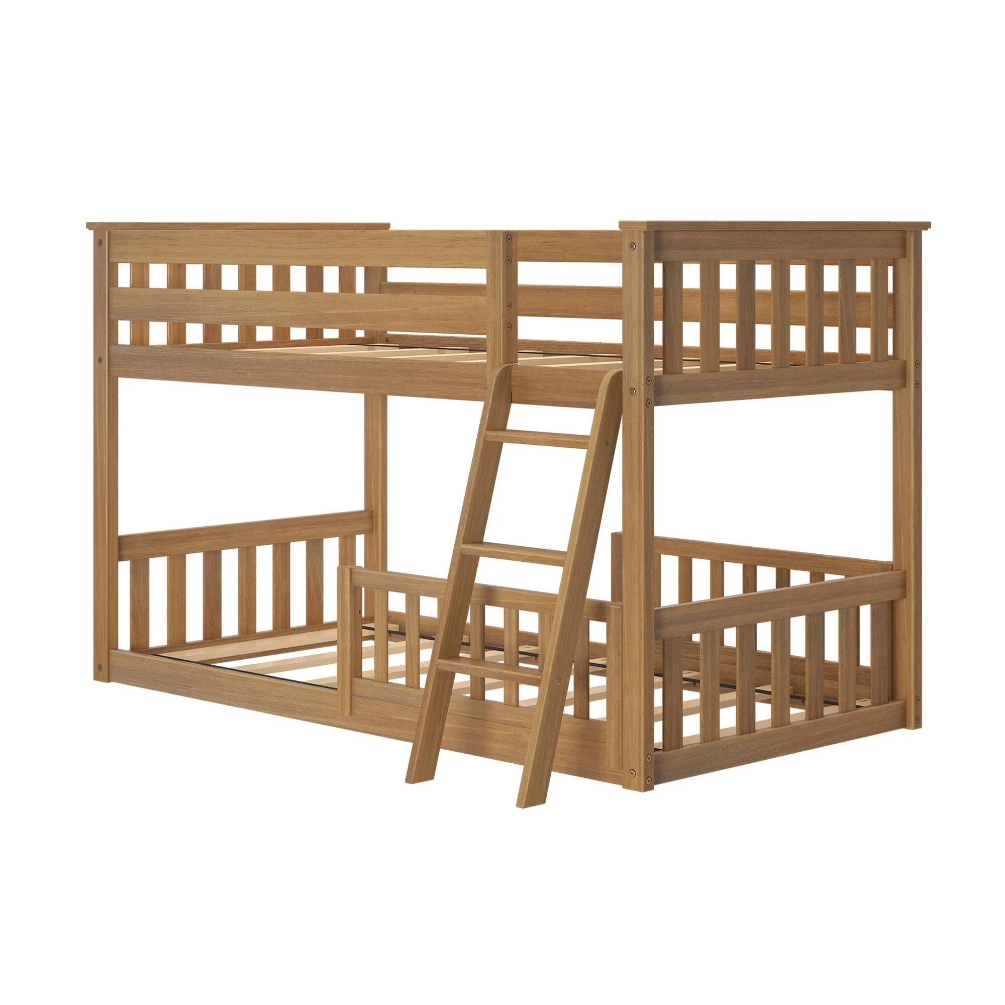 Twin Over Twin Low Bunk With Guardrails - Image 50