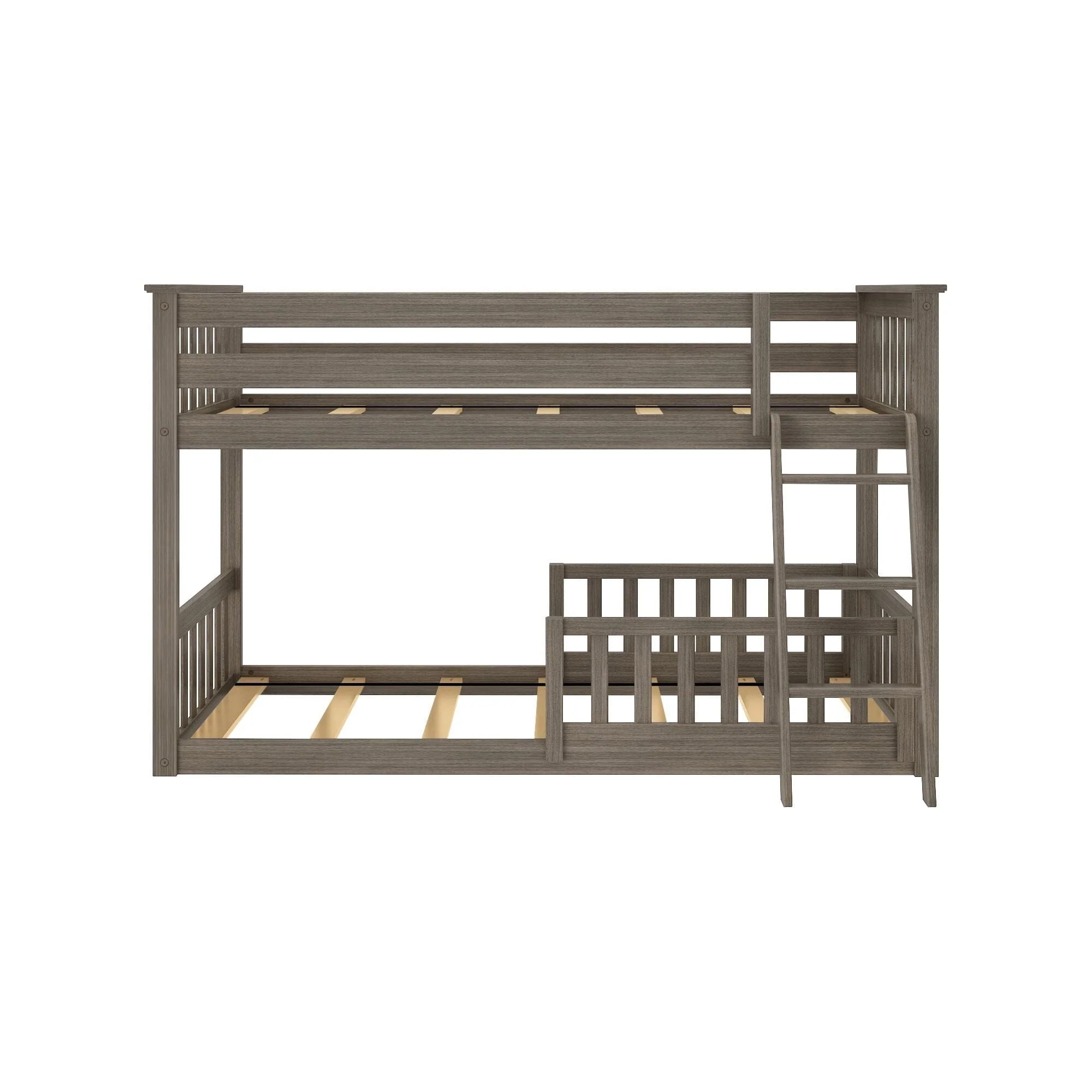 Twin Over Twin Low Bunk With Guardrails - Image 64