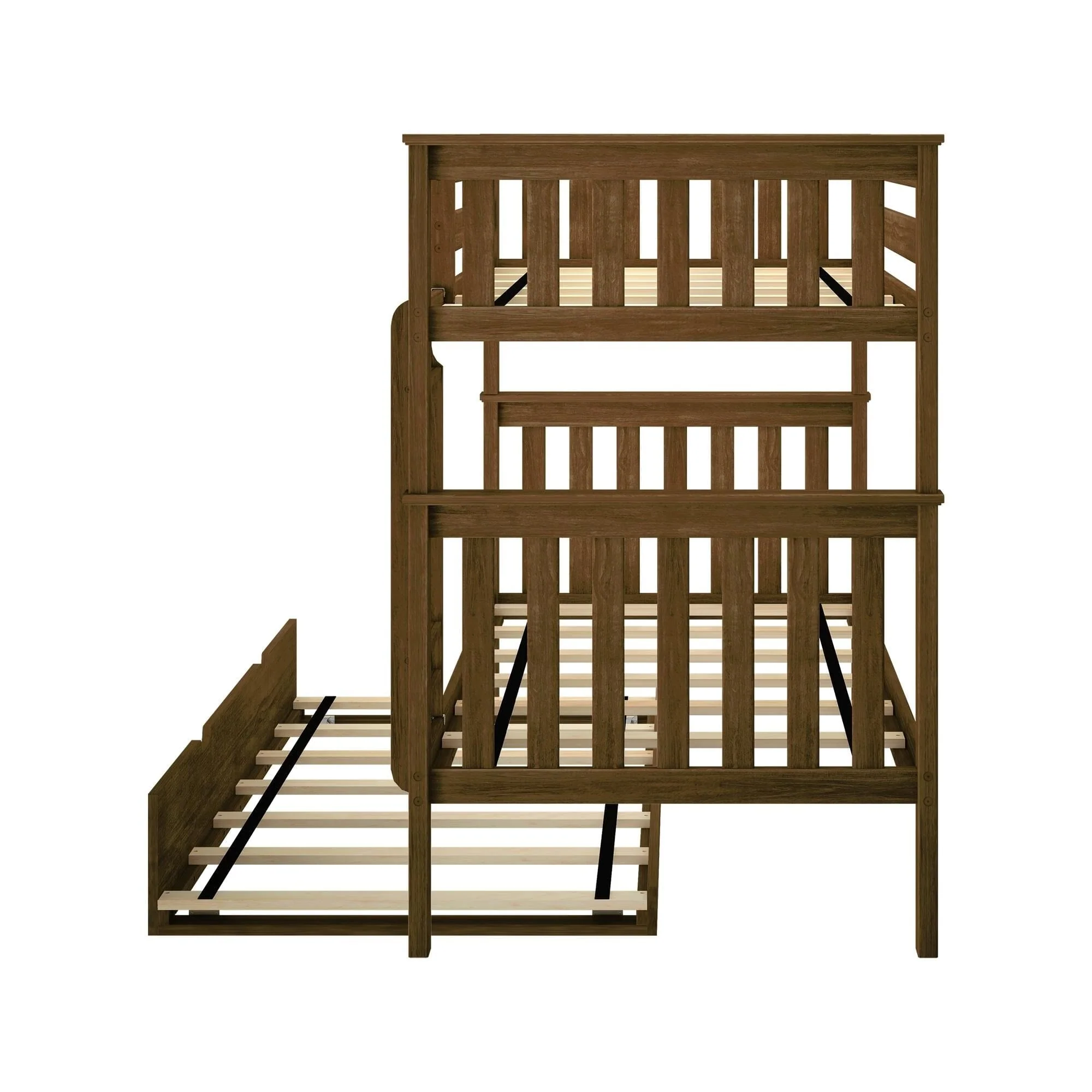 Twin Over Twin Bunk Bed With Trundle - Image 20