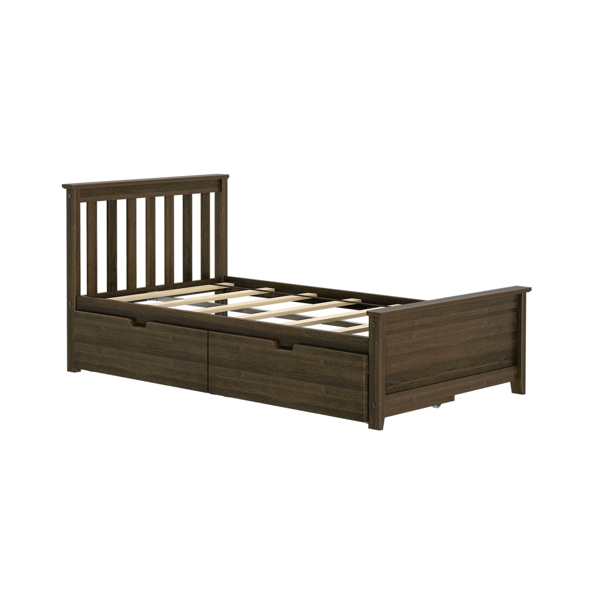 Twin Slatted Bed With Storage Drawers - Image 16