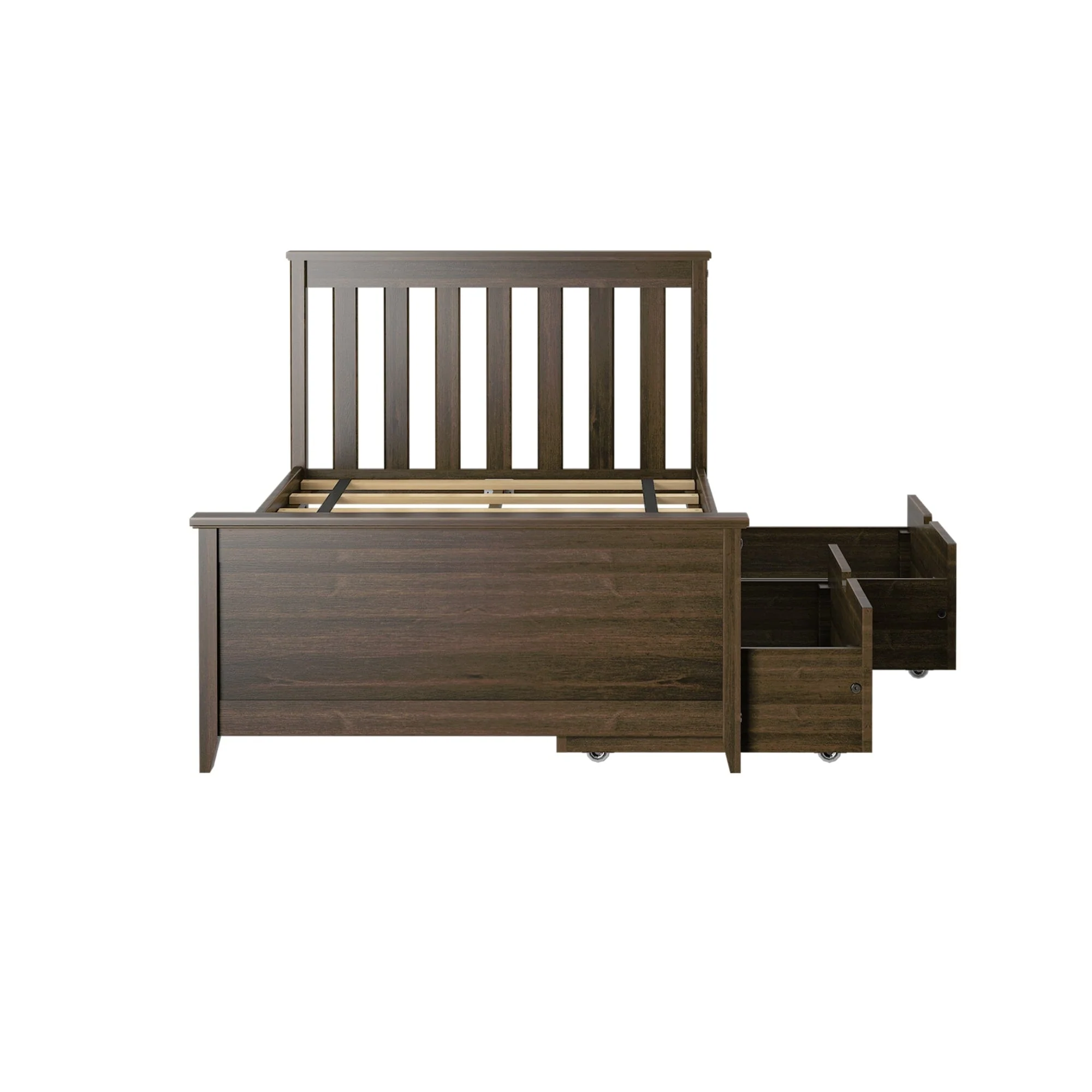 Twin Slatted Bed With Storage Drawers - Image 22