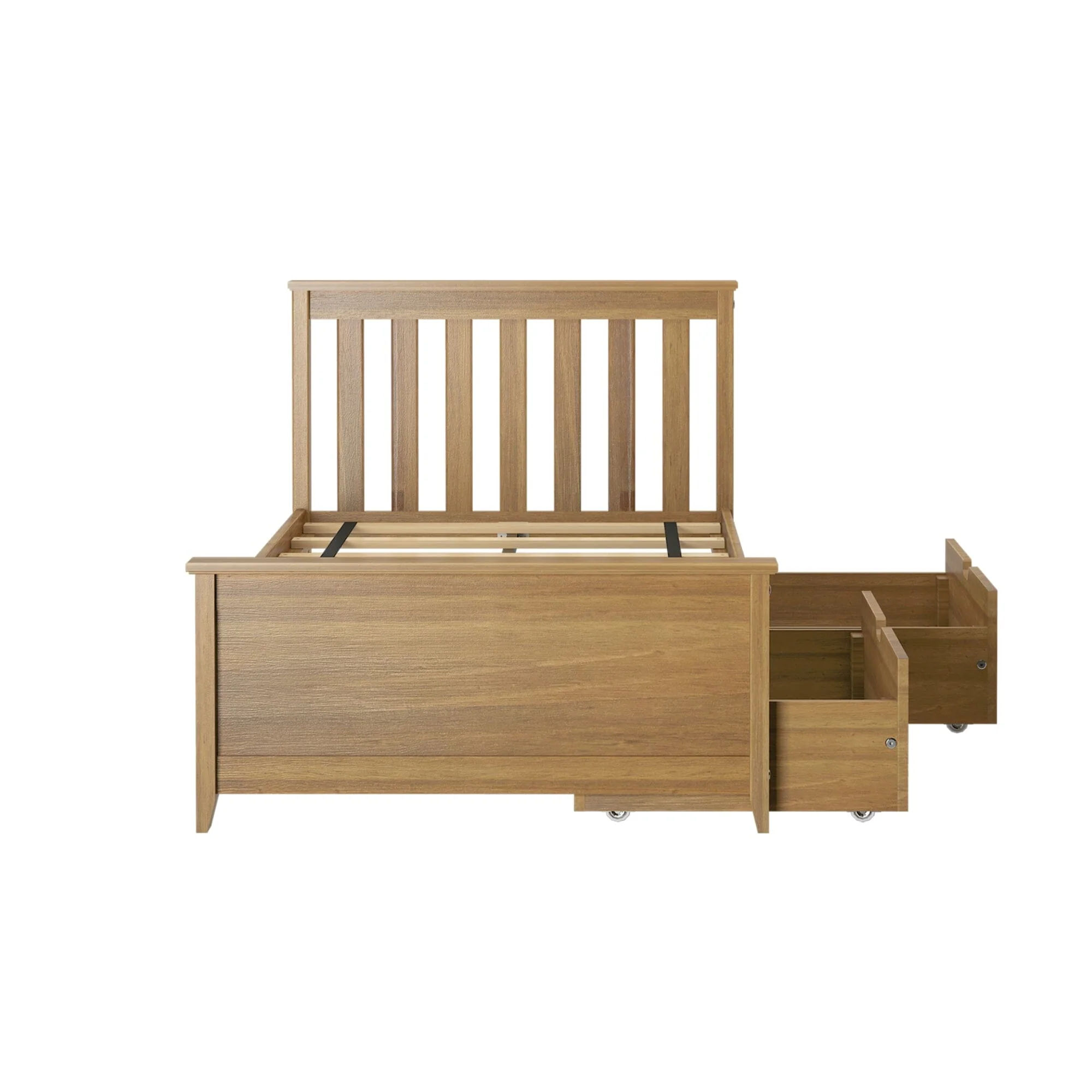 Twin Slatted Bed With Storage Drawers - Image 23