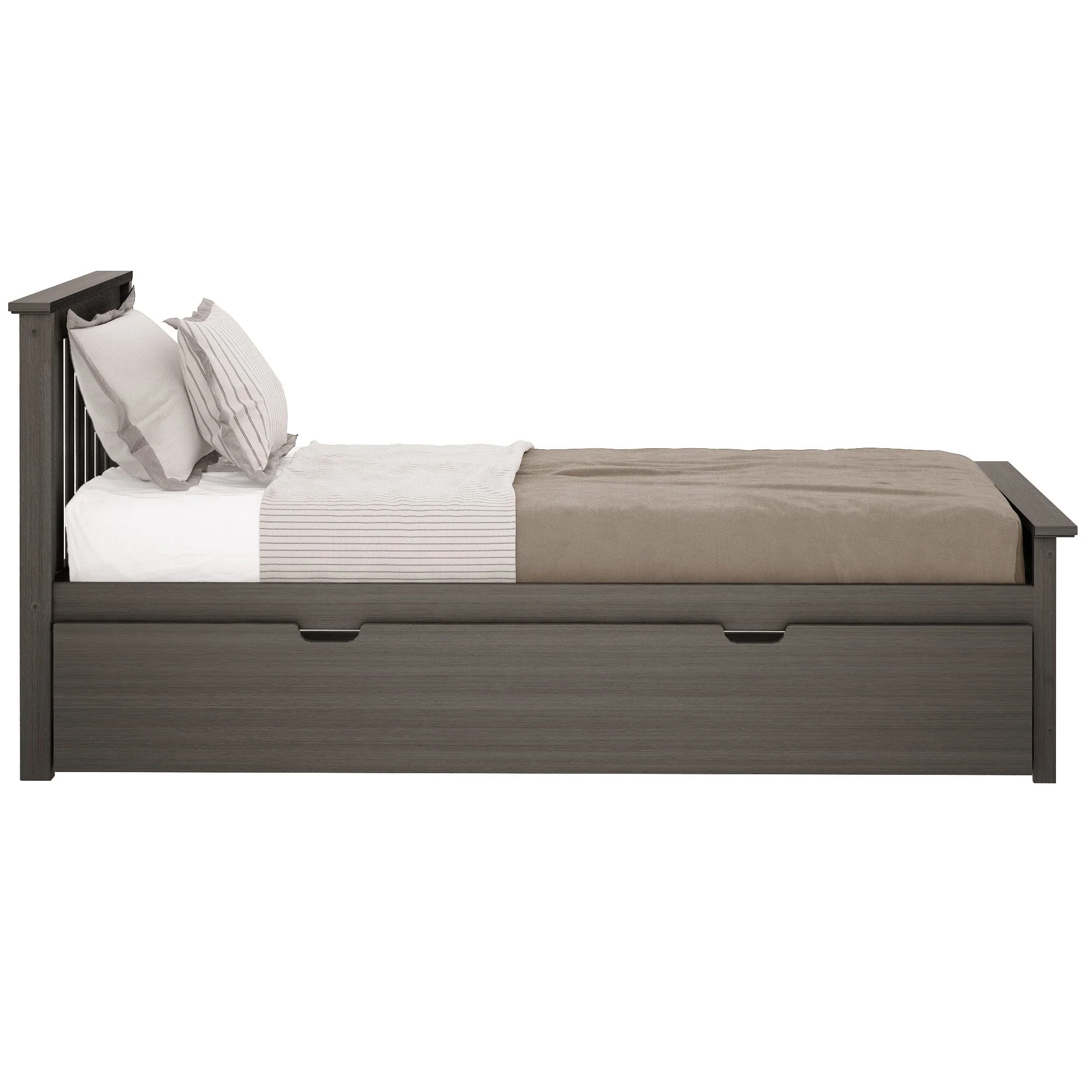 Twin Slatted Bed With Trundle - Image 13