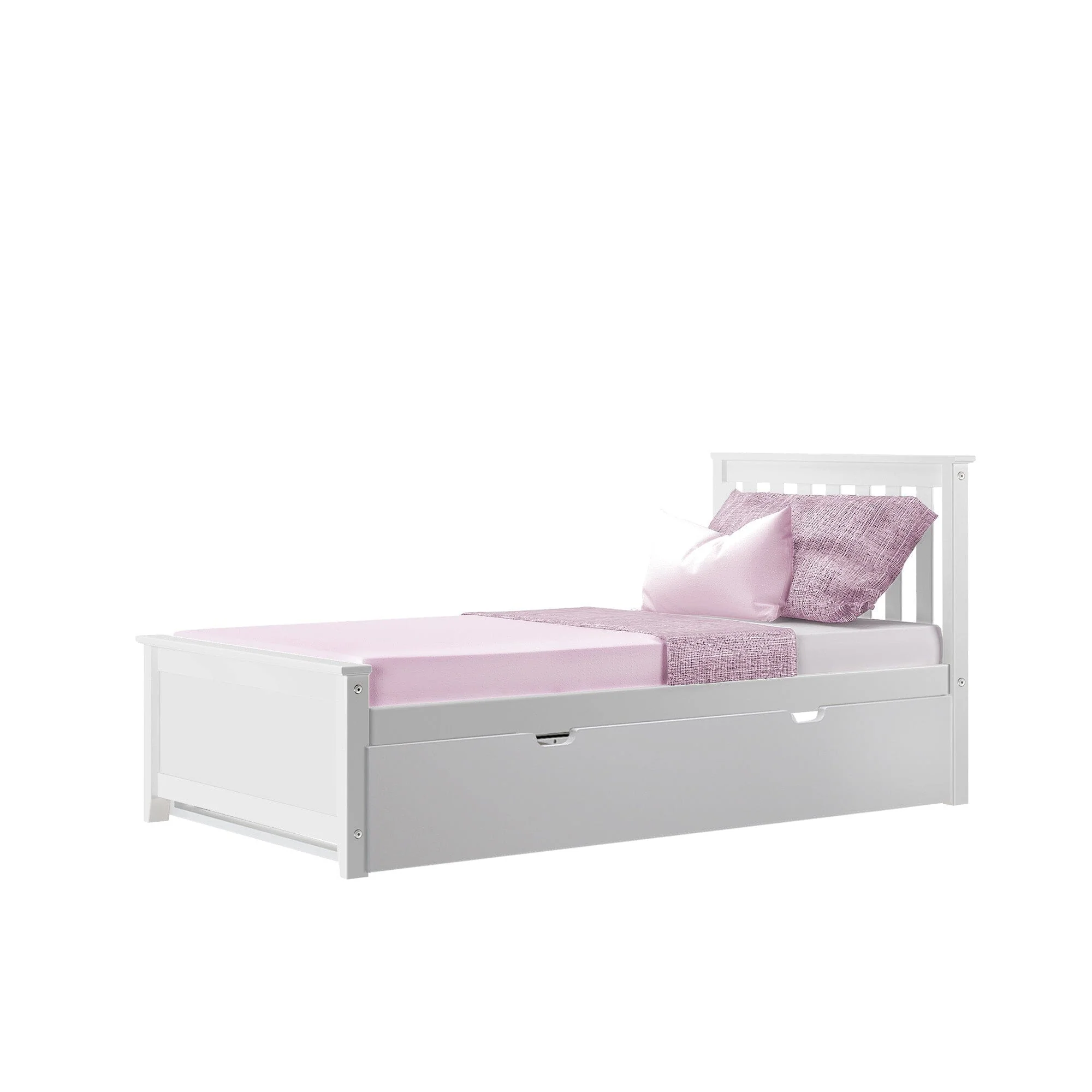 Twin Slatted Bed With Trundle - Image 15