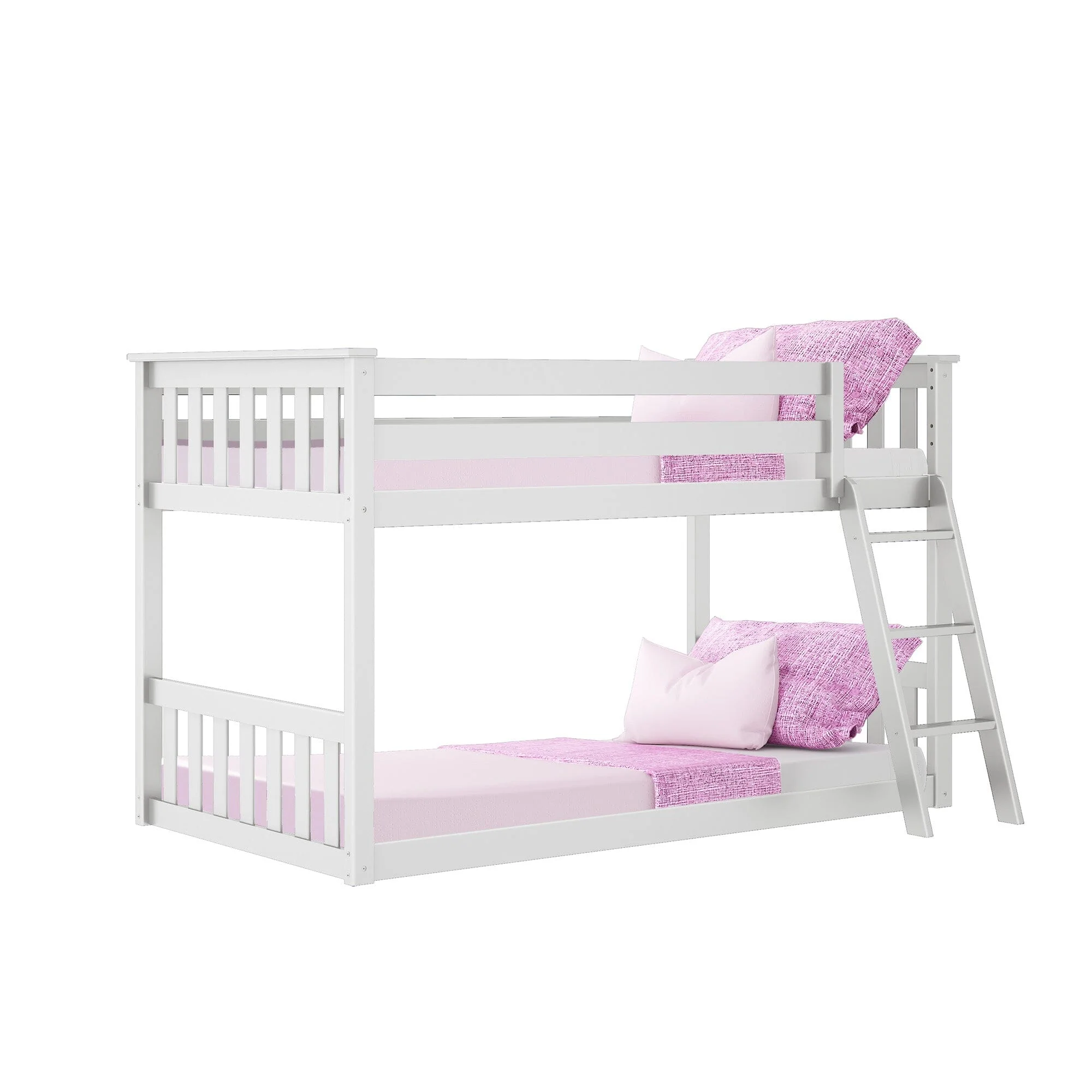Twin Over Twin Low Bunk Bed - Image 14
