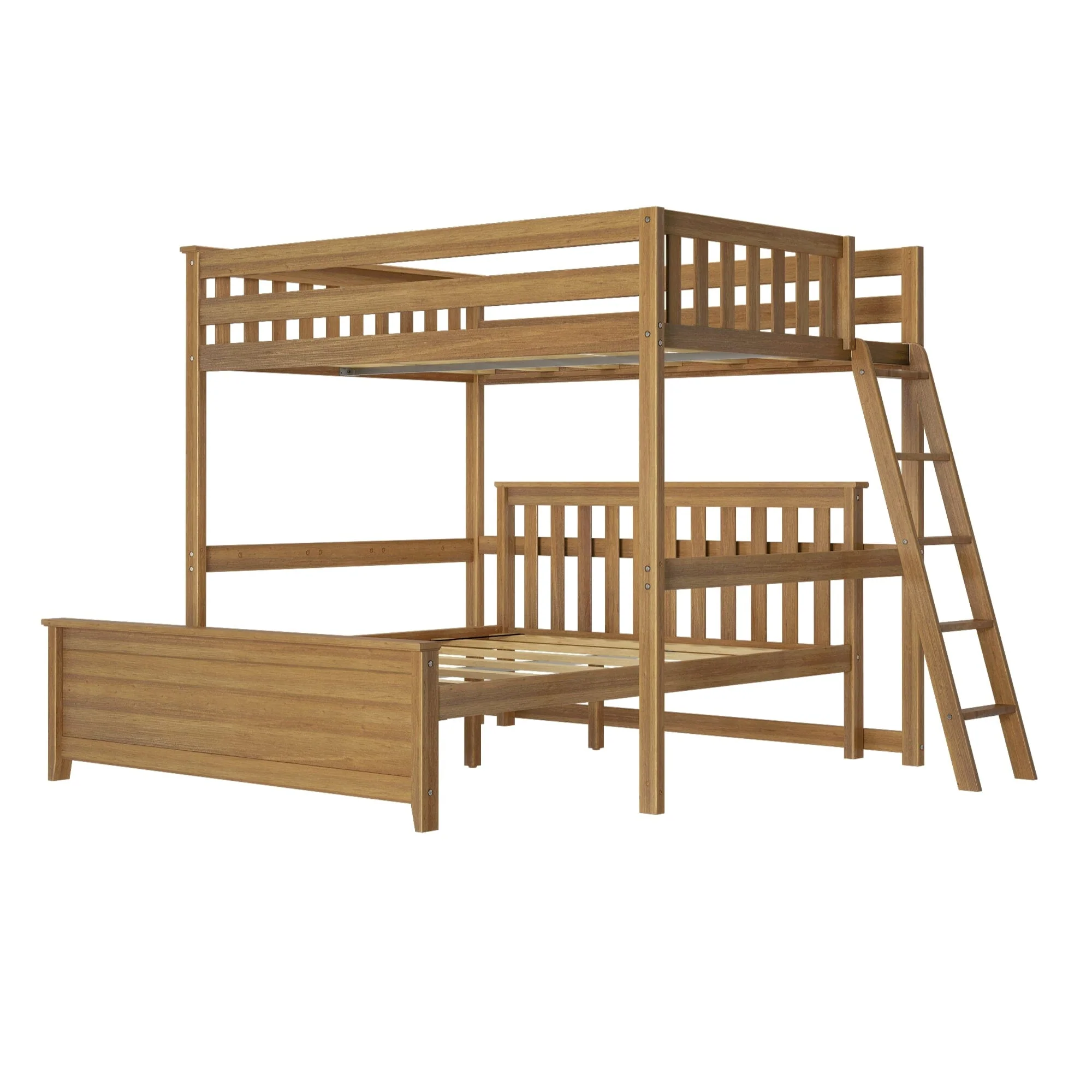 Full Over Queen L-Shaped Bunk Bed - Image 10
