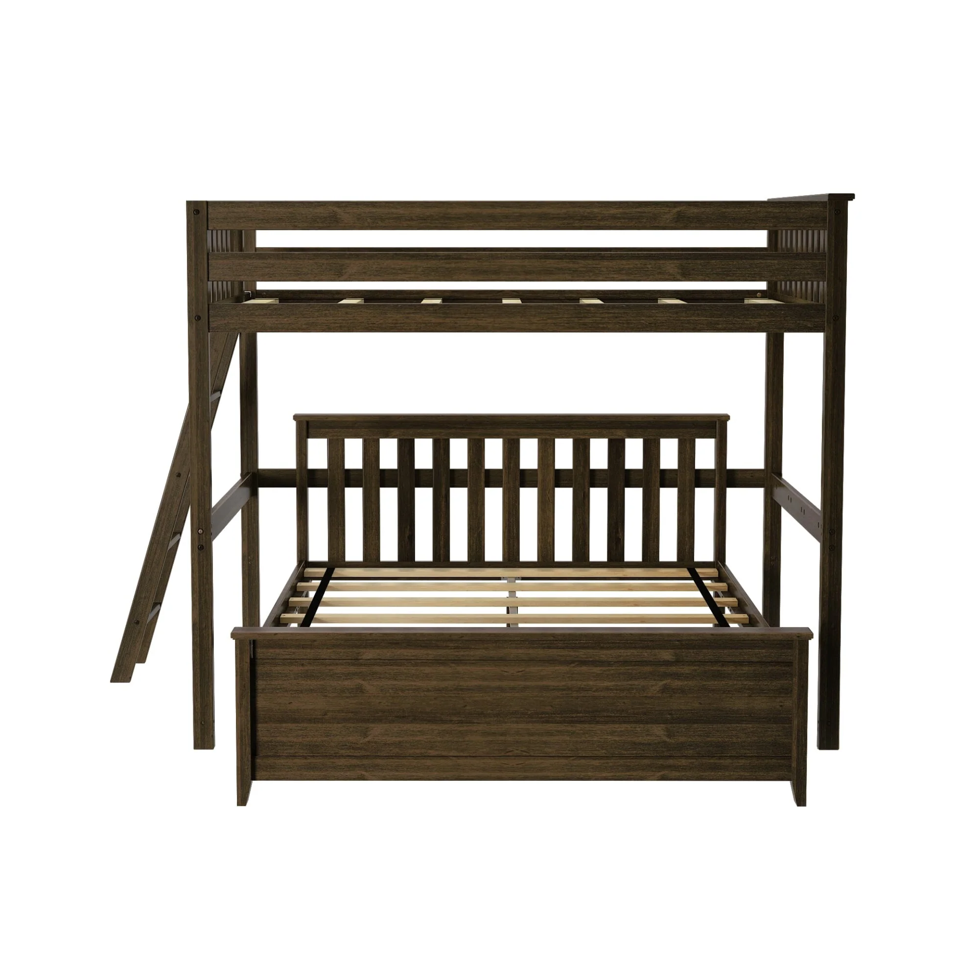 Full Over Queen L-Shaped Bunk Bed - Image 15