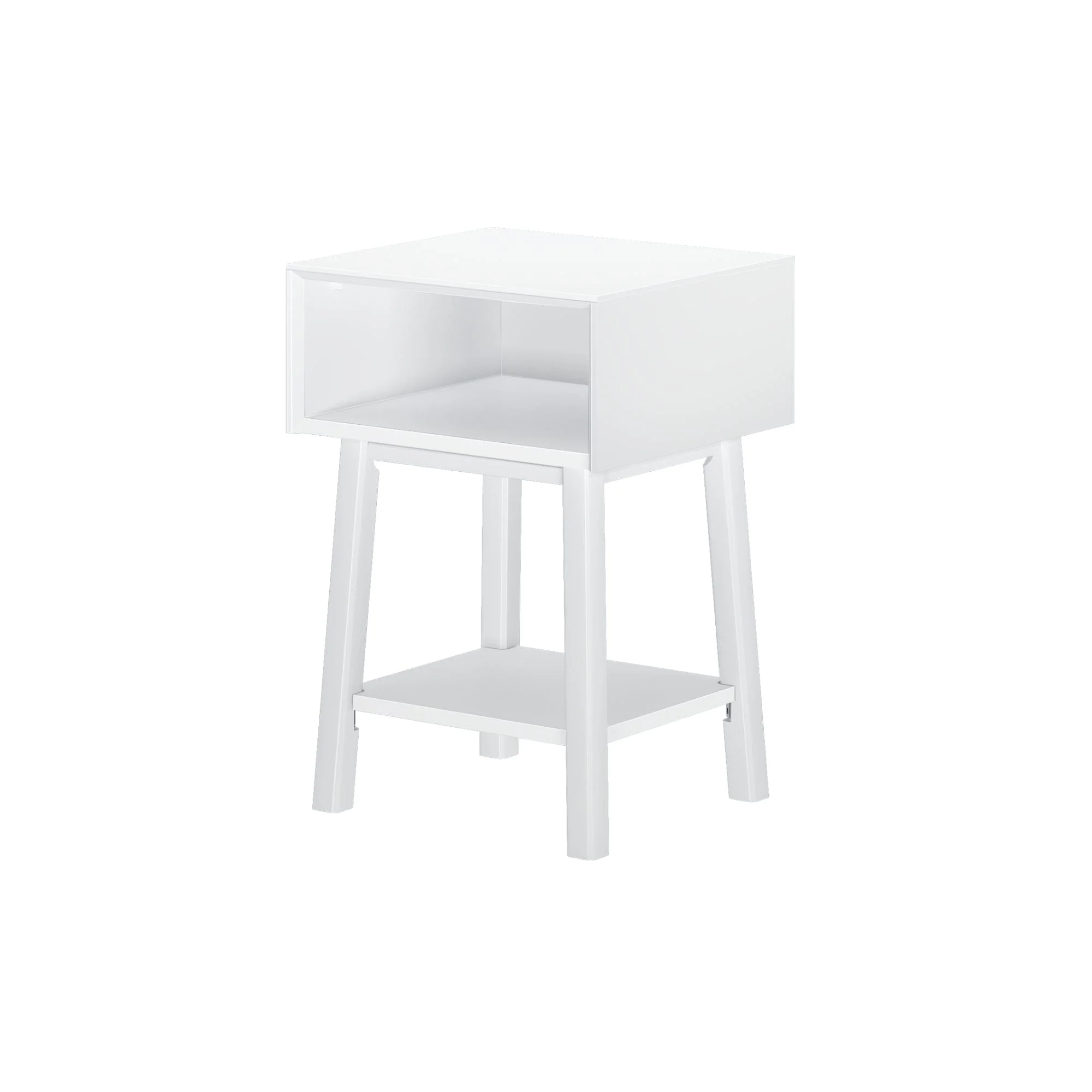 Mid-Century Modern Cubby Nightstand - Image 10