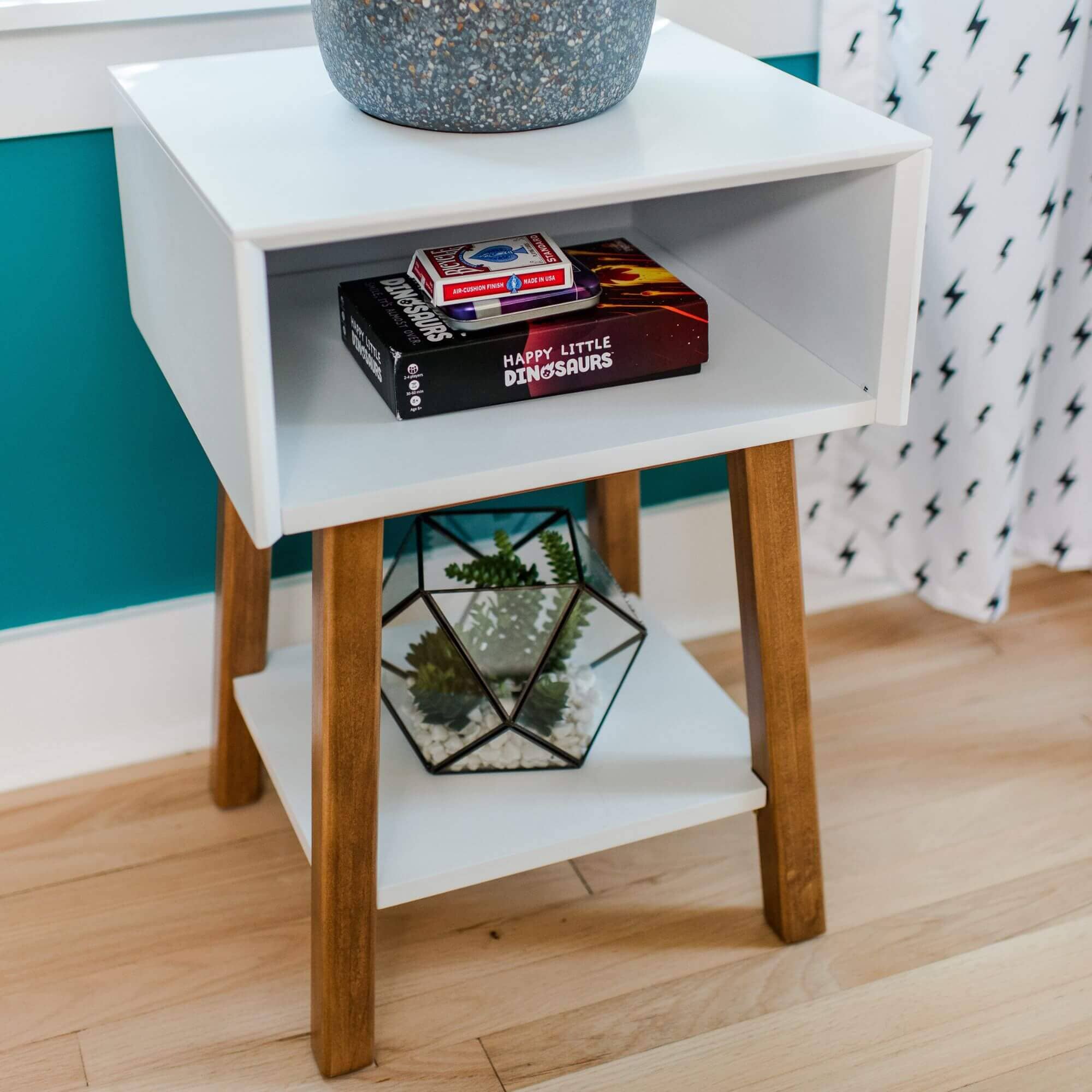 Mid-Century Modern Cubby Nightstand - Image 21