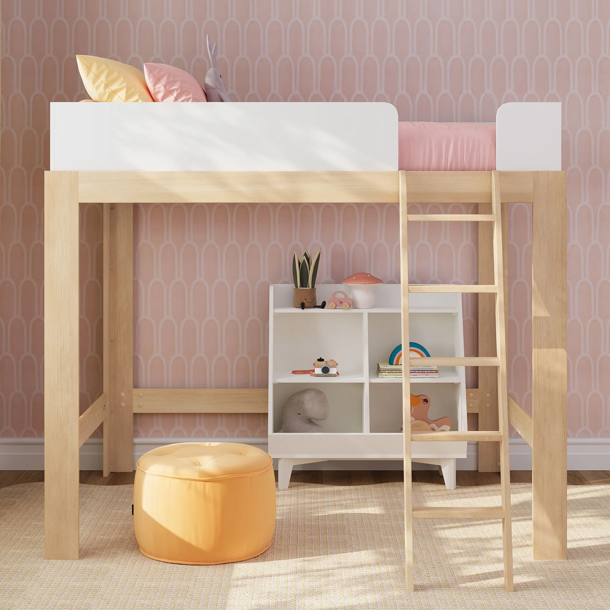 Mid-Century Modern Full Loft Bed - Image 8