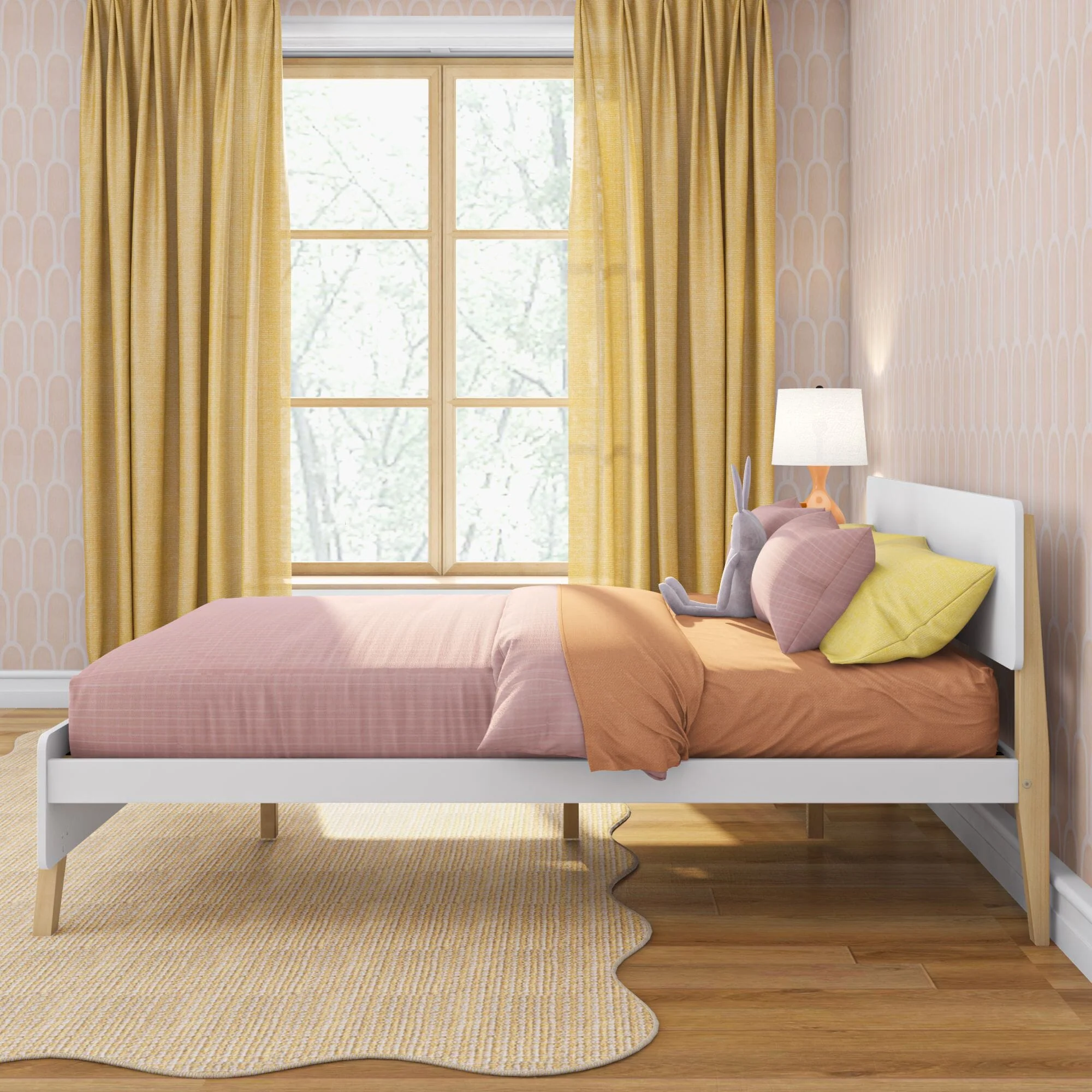 Mid-Century Modern Queen Bed - Image 28