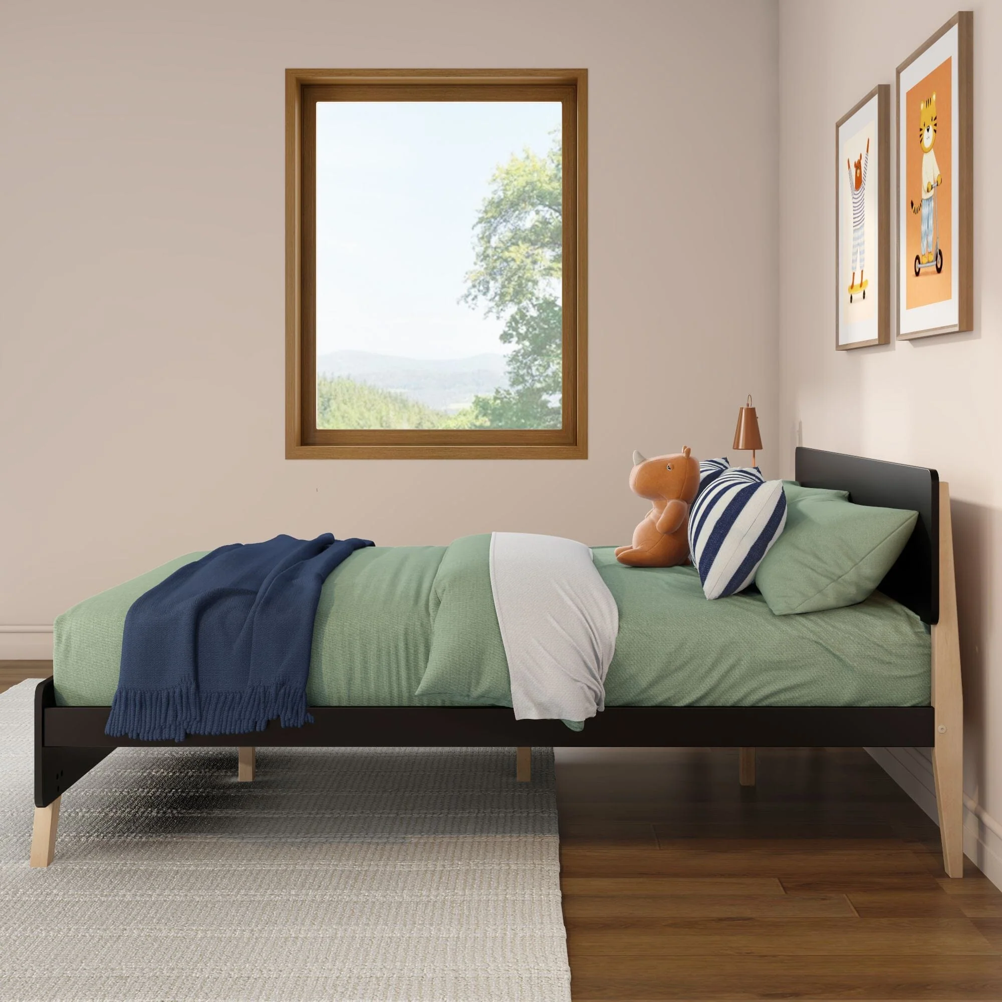 Mid-Century Modern Queen Bed - Image 30