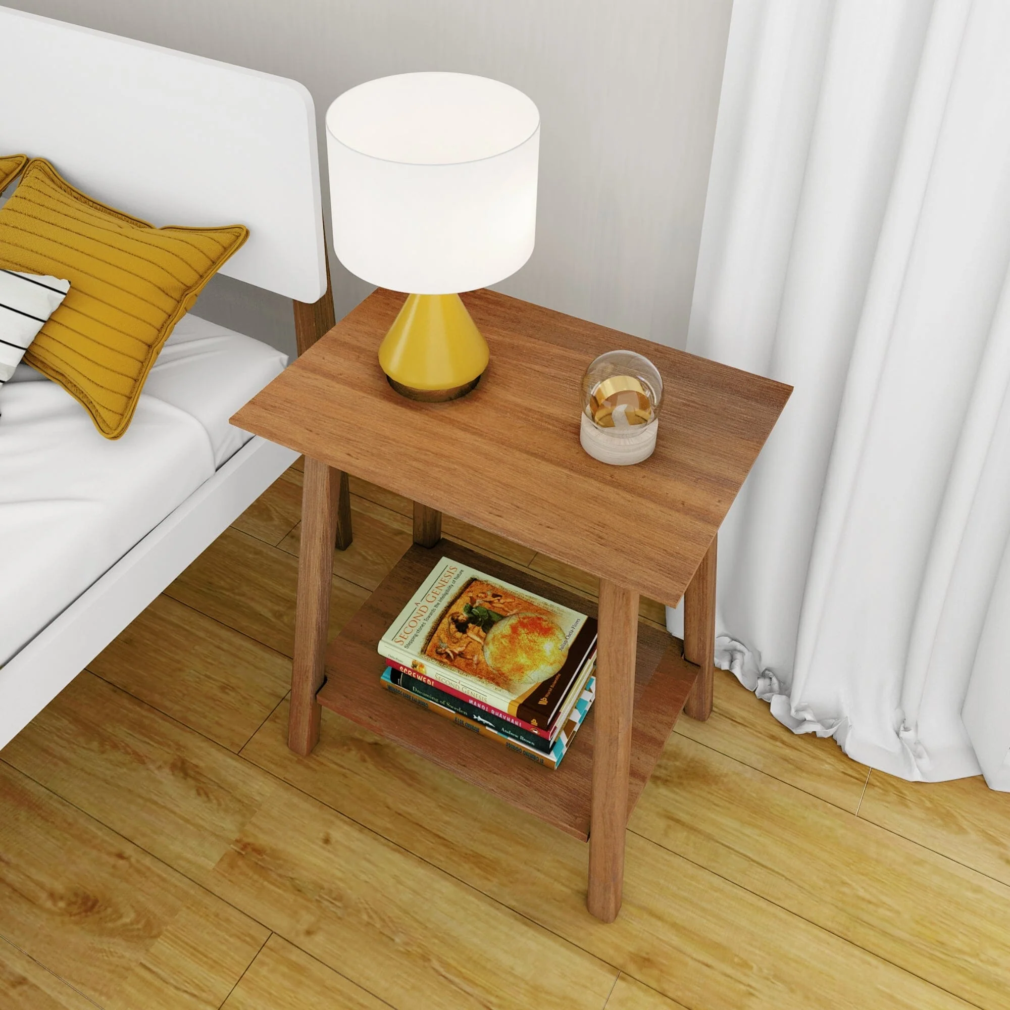 Mid-Century Modern Table Nightstand - Image 15