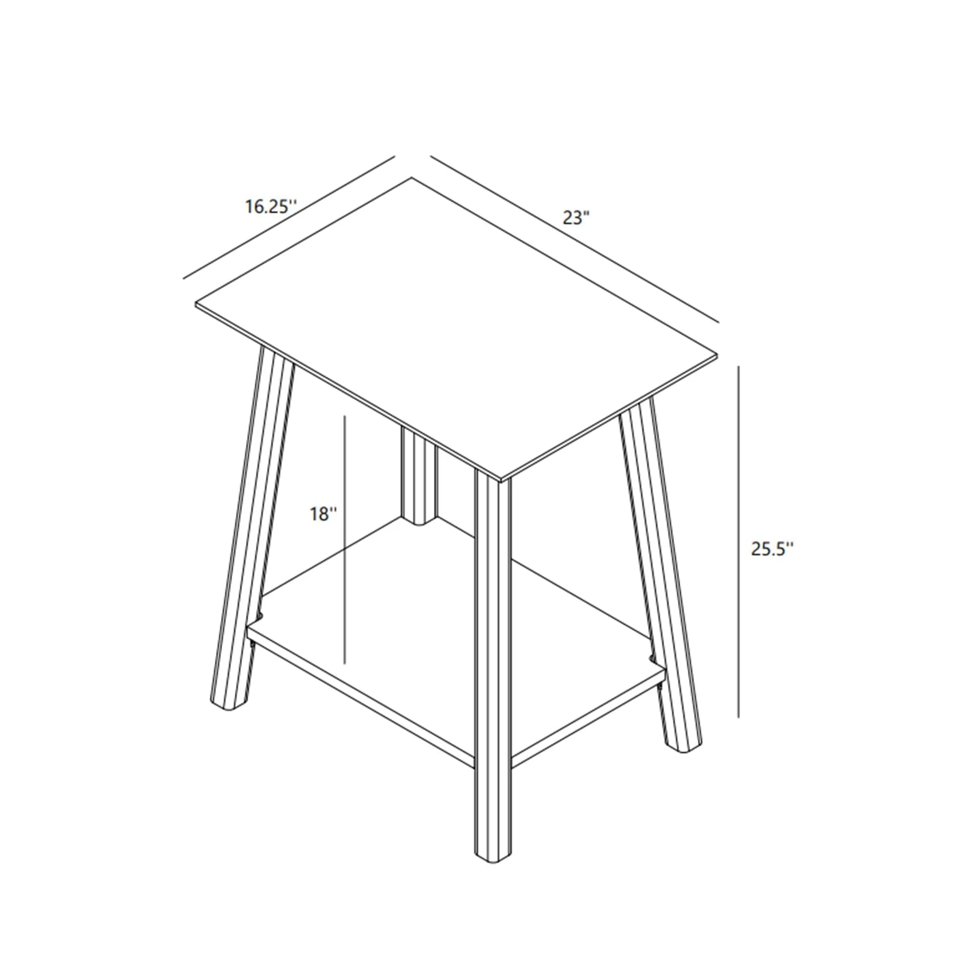 Mid-Century Modern Table Nightstand - Image 17