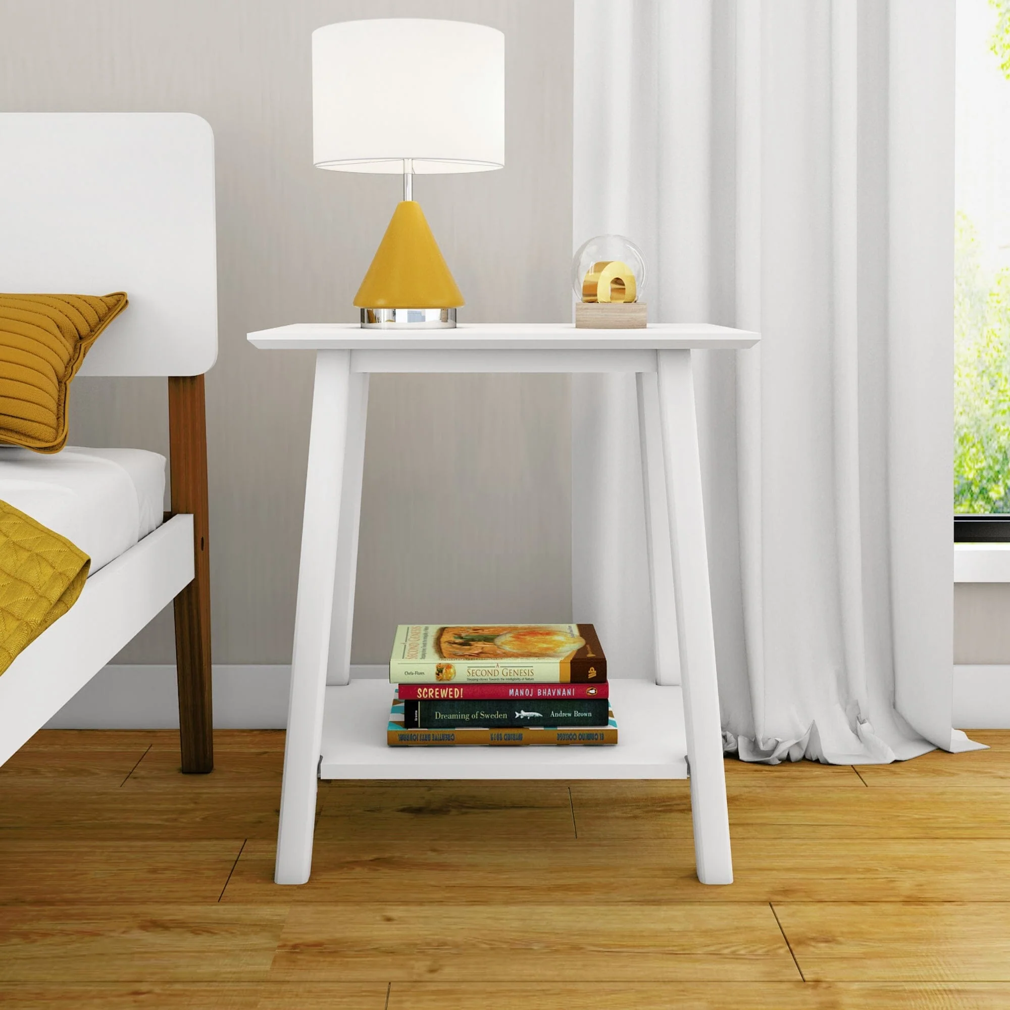 Mid-Century Modern Table Nightstand - Image 5
