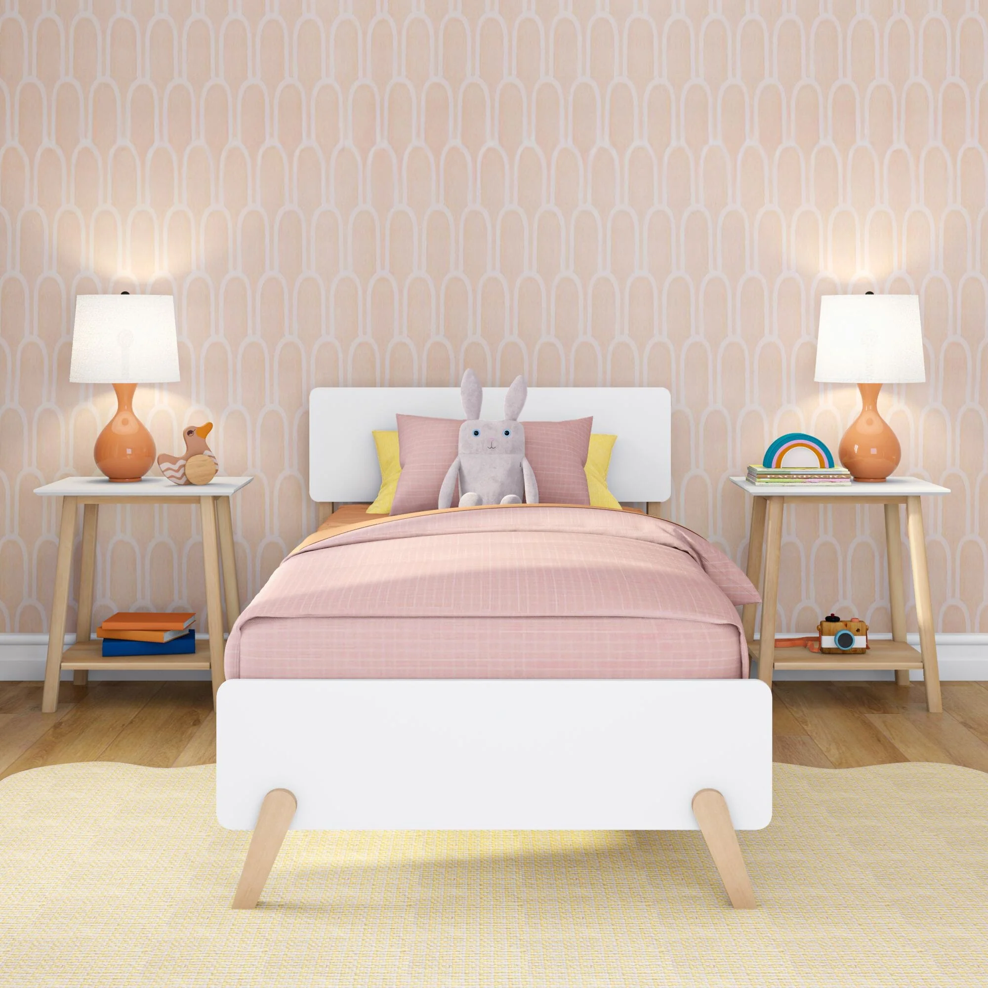 Mid-Century Modern Twin Bed - Image 10