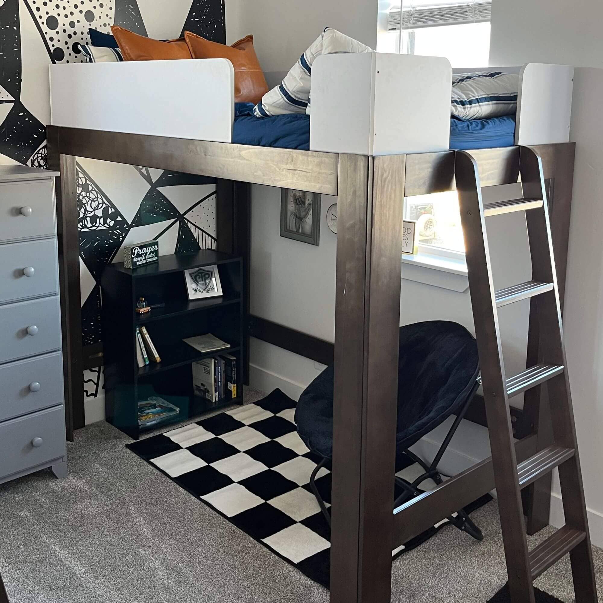 Mid-Century Modern Twin Loft Bed - Image 28