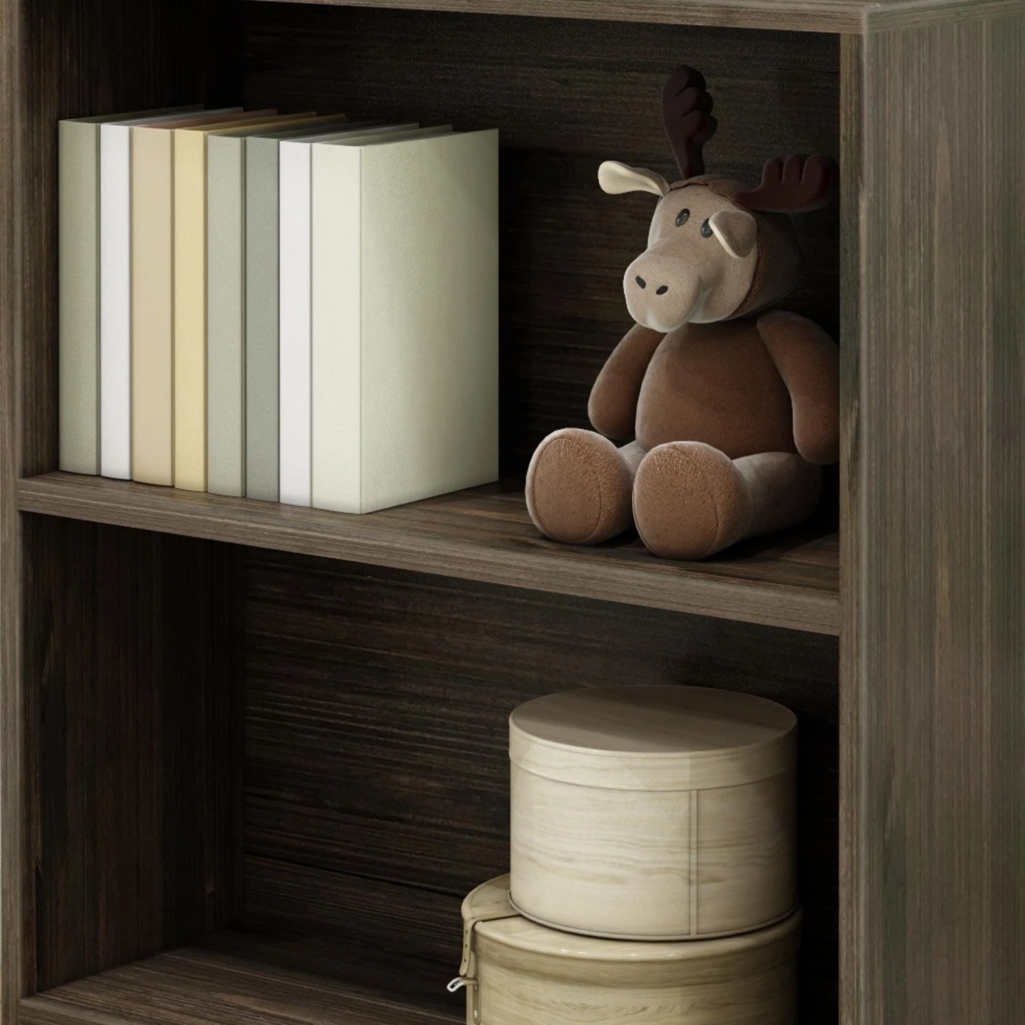 Modern Farmhouse 2-Shelf Bookcase - Image 10