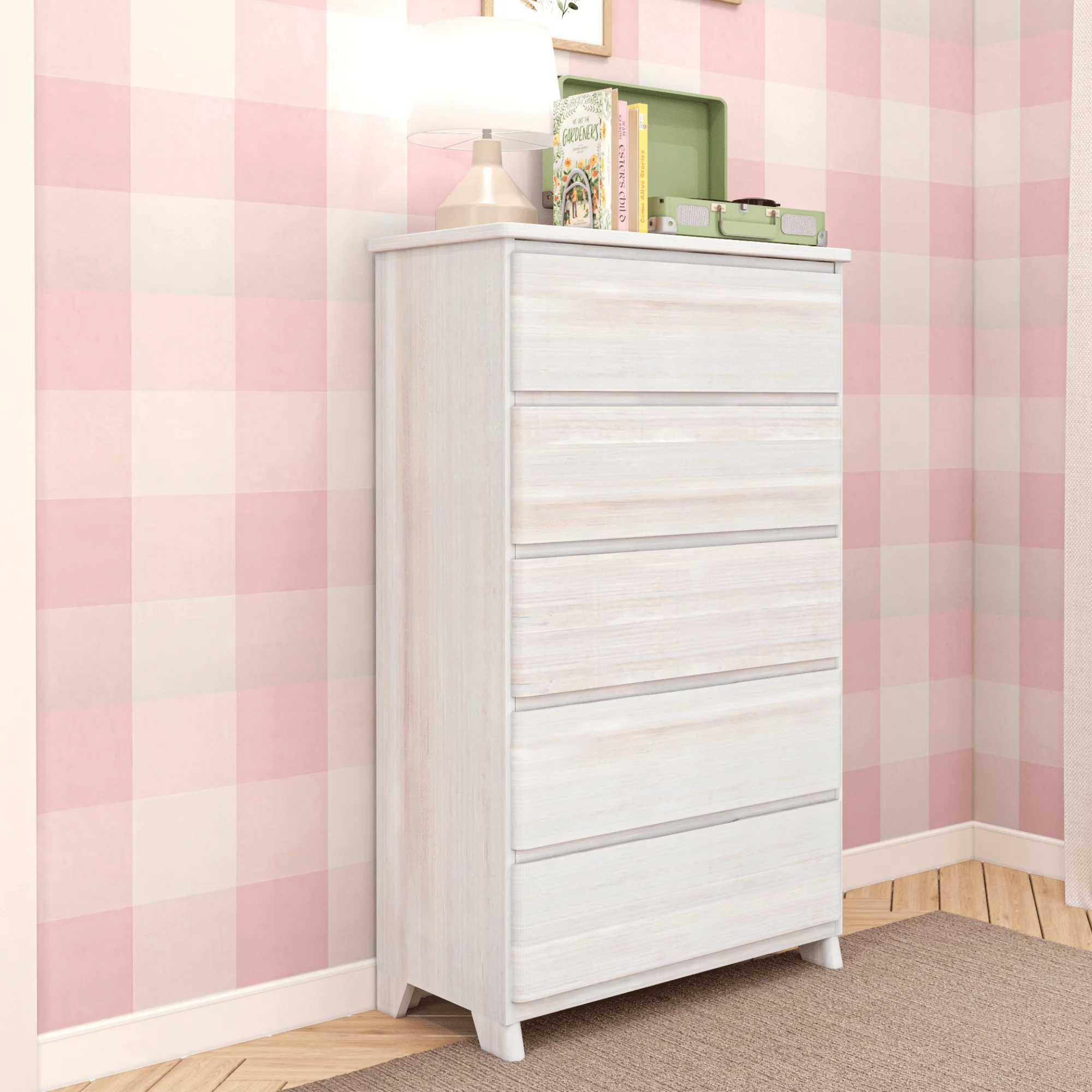 Modern Farmhouse 5-Drawer Dresser - Image 6