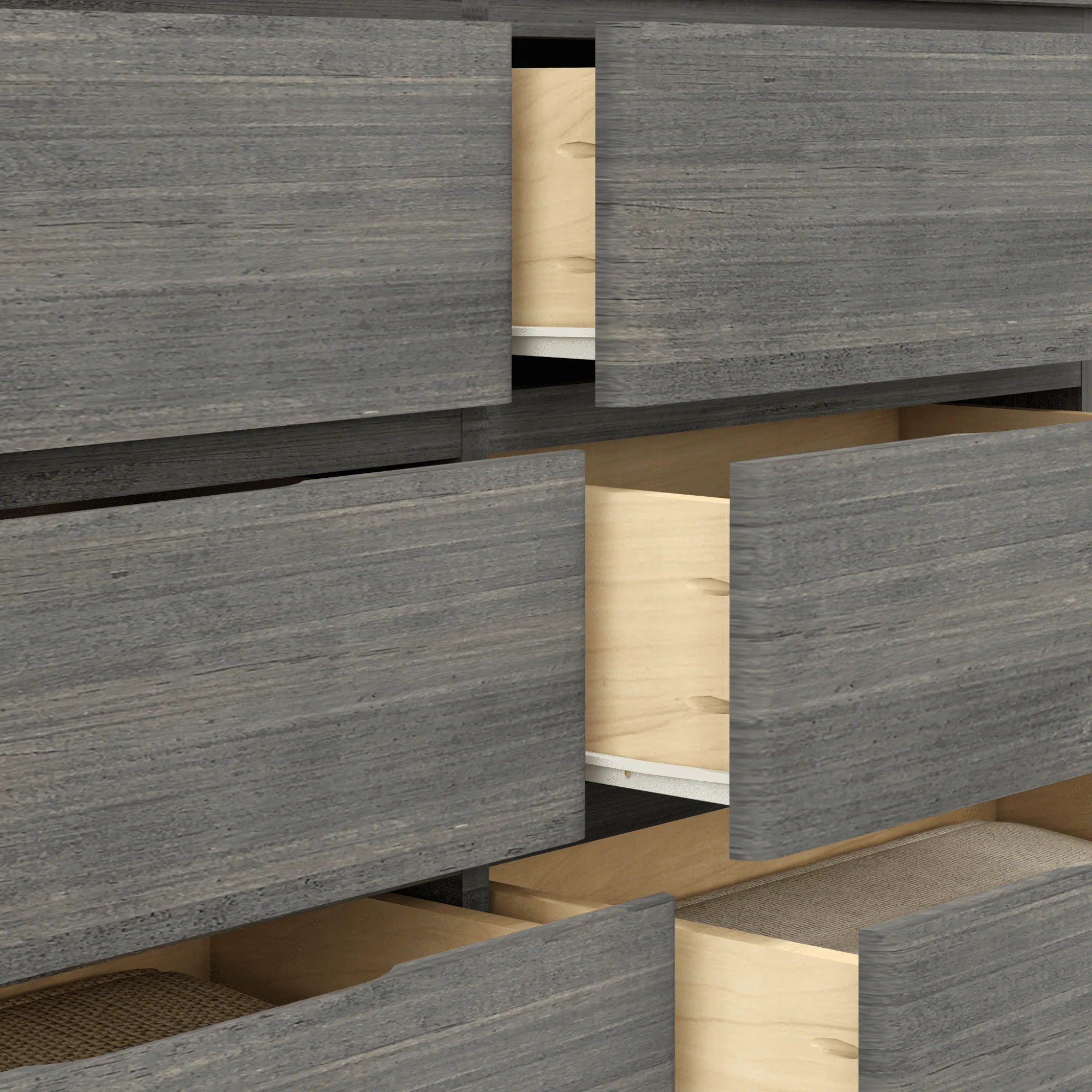 Modern Farmhouse 6-Drawer Dresser - Image 23
