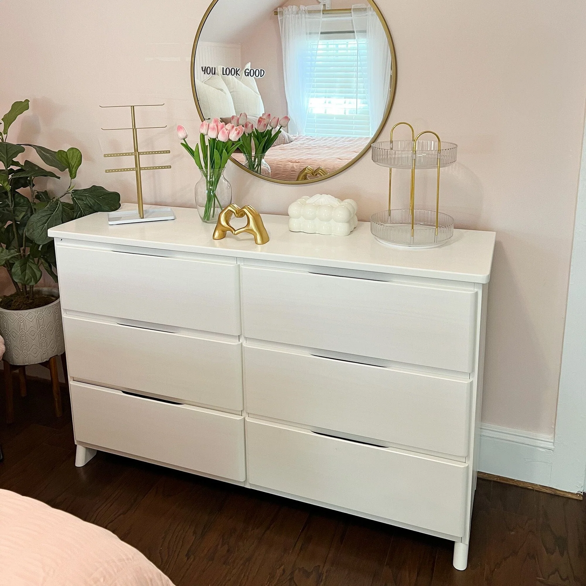 Modern Farmhouse 6-Drawer Dresser - Image 29