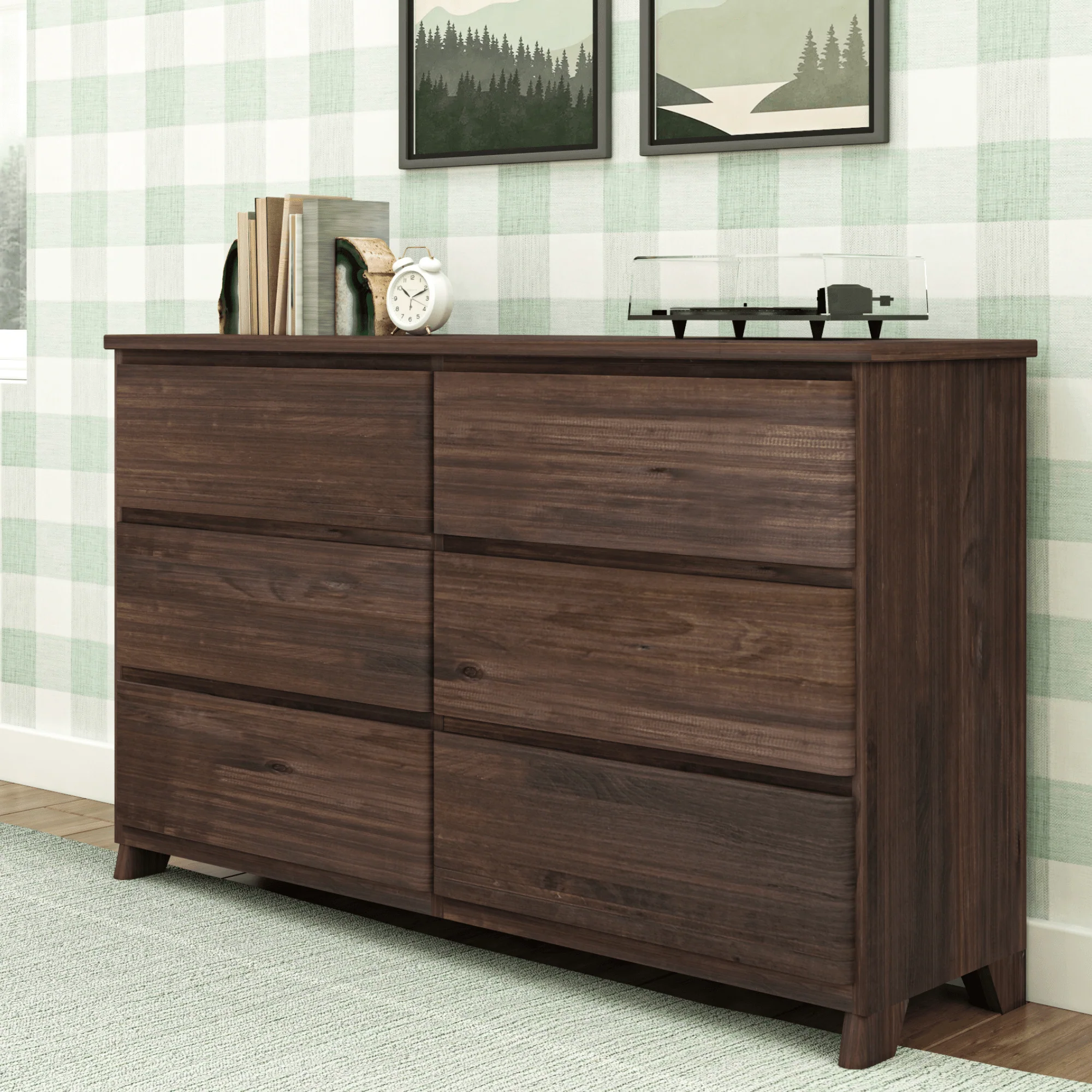 Modern Farmhouse 6-Drawer Dresser - Image 5