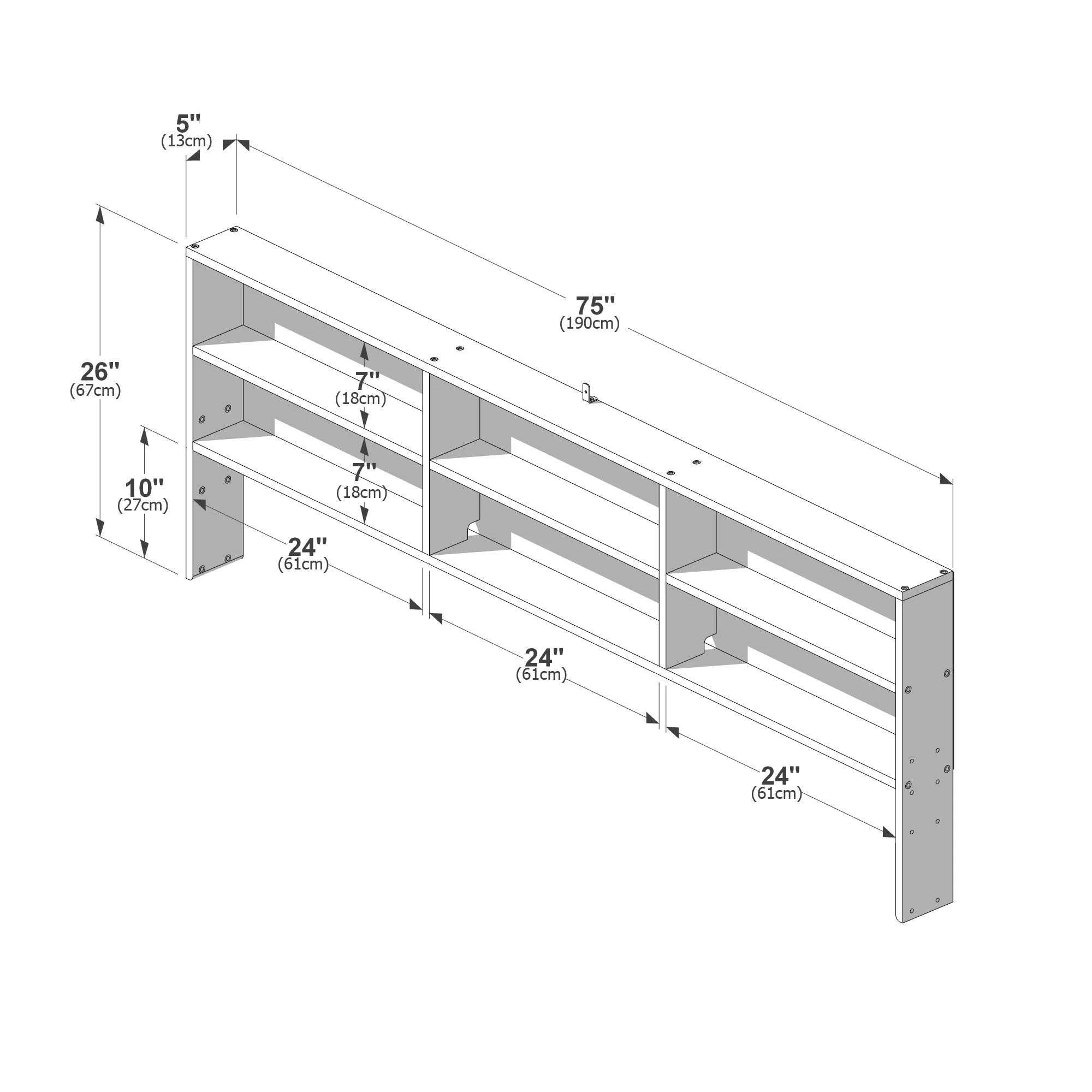 Modern Farmhouse Bunk Bed Bookcase - Image 22