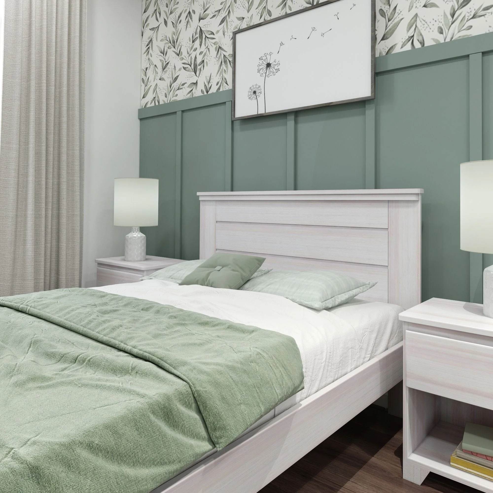 Modern Farmhouse Full Panel Bed - Image 10