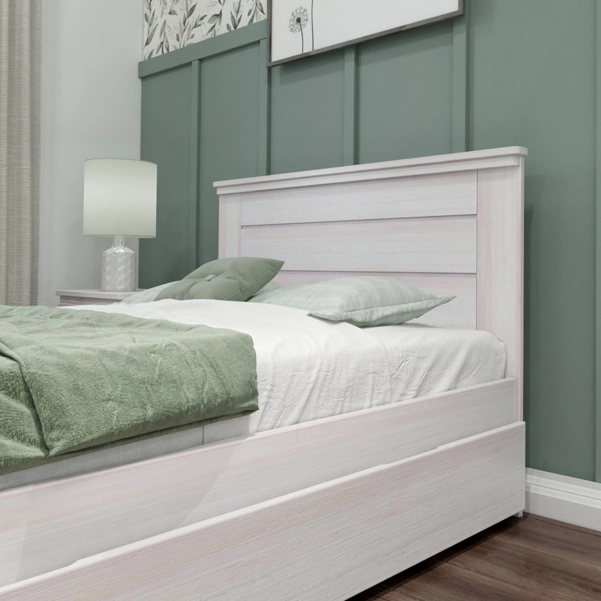 Modern Farmhouse Full Panel Bed With Trundle - Image 11