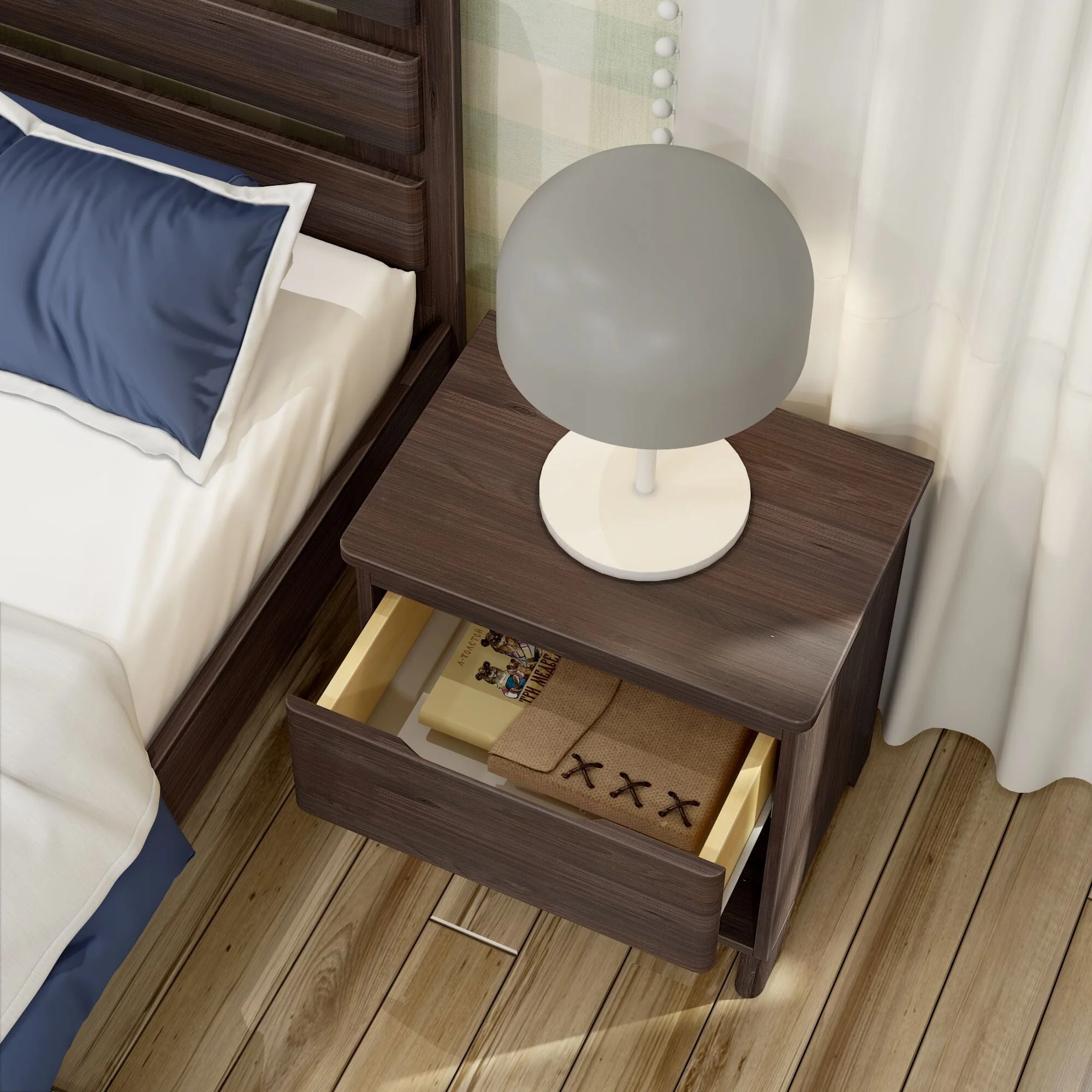 Modern Farmhouse Nightstand - Image 13