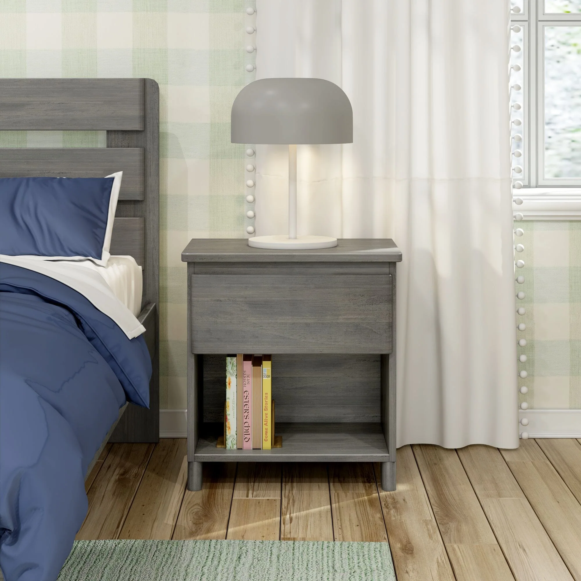 Modern Farmhouse Nightstand - Image 7