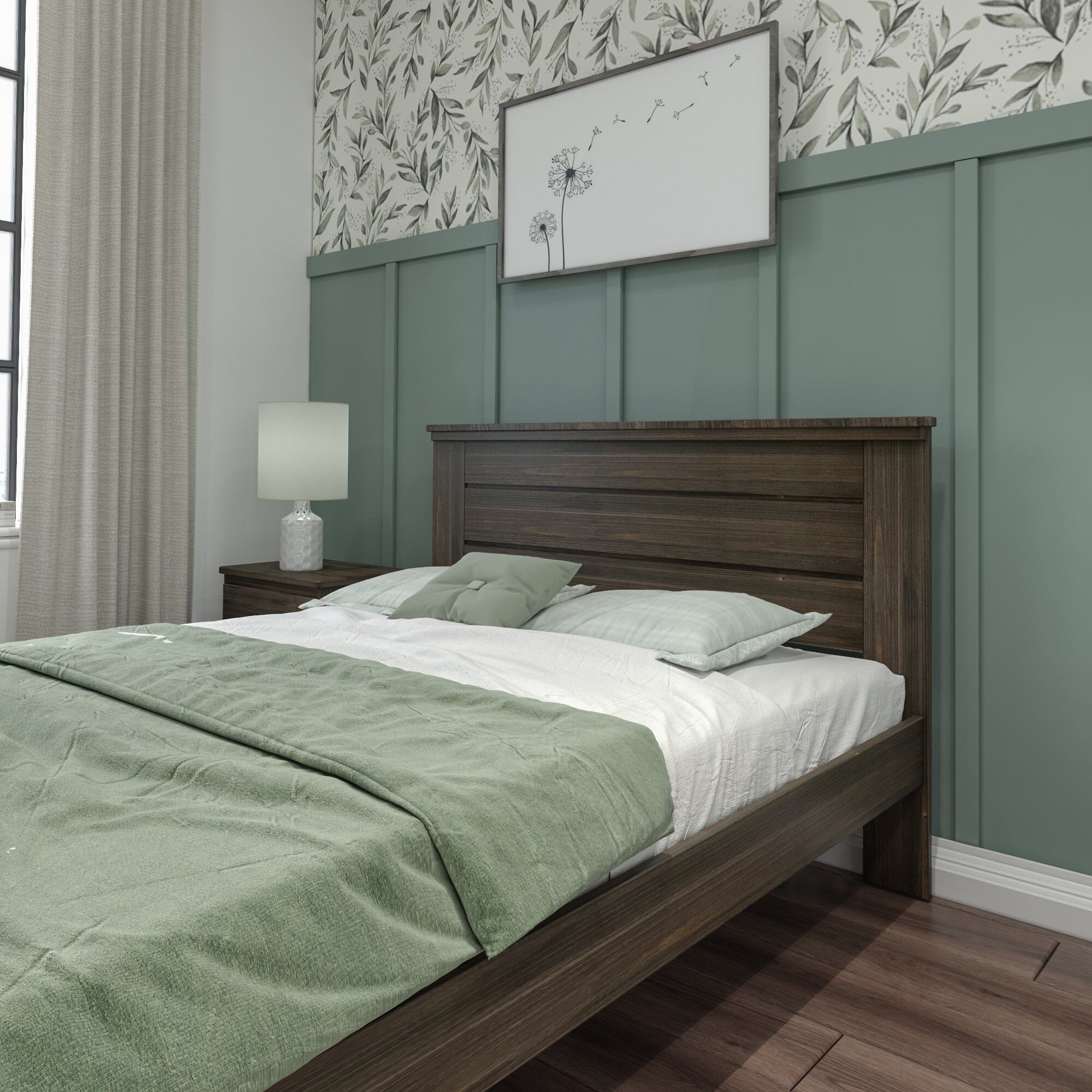 Modern Farmhouse Queen Panel Bed - Image 14