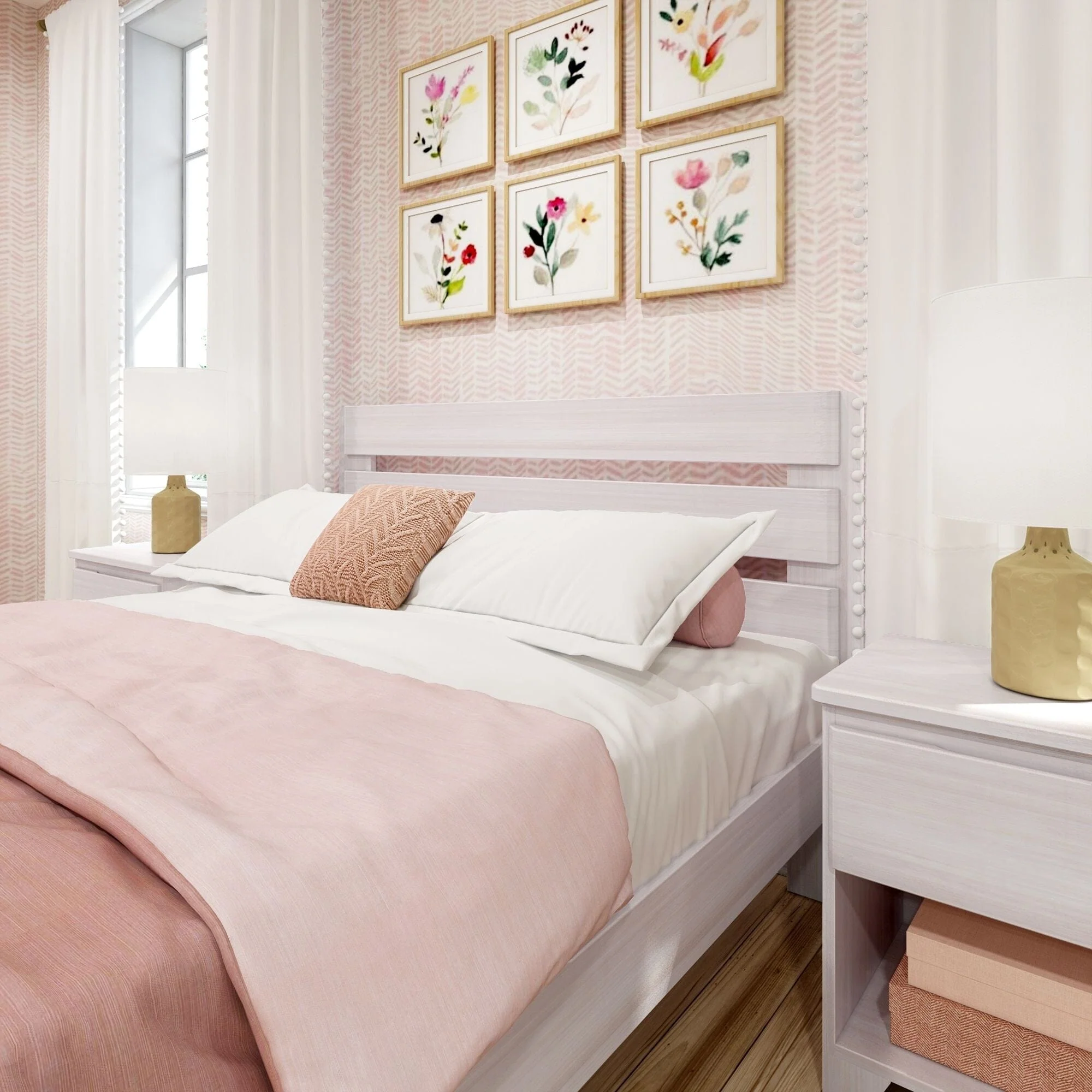 Modern Farmhouse Queen Plank Bed - Image 16