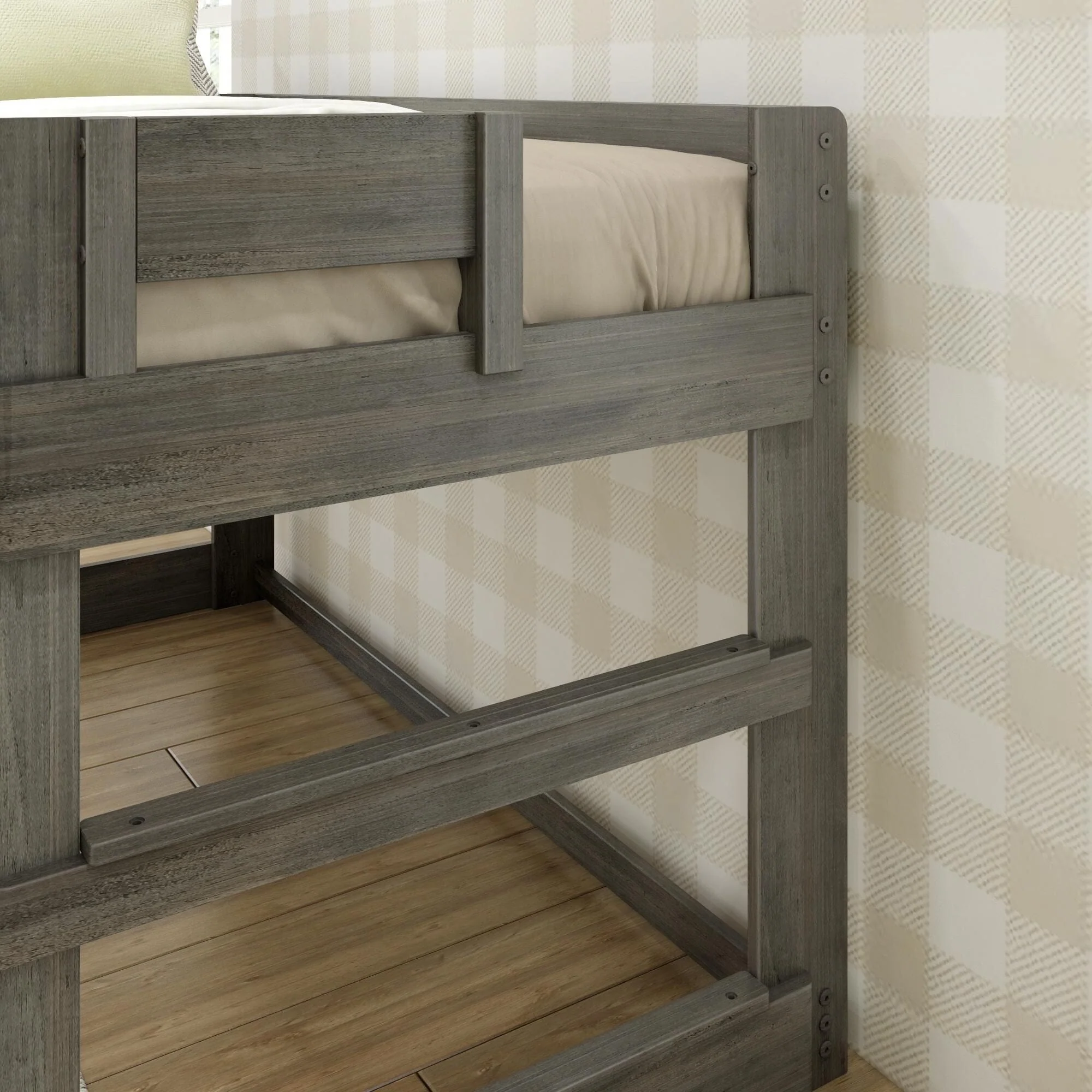 Modern Farmhouse Twin Low Loft Bed - Image 15