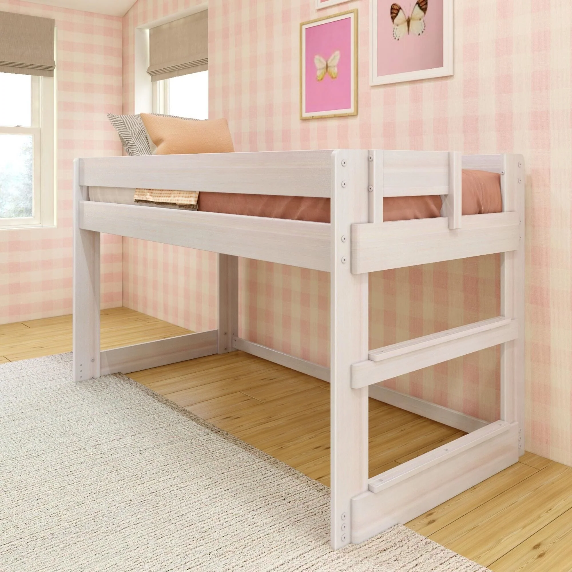 Modern Farmhouse Twin Low Loft Bed - Image 5